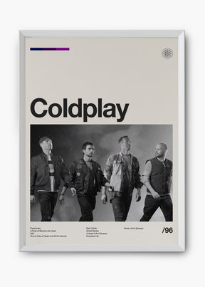 Quadro Coldplay Banda