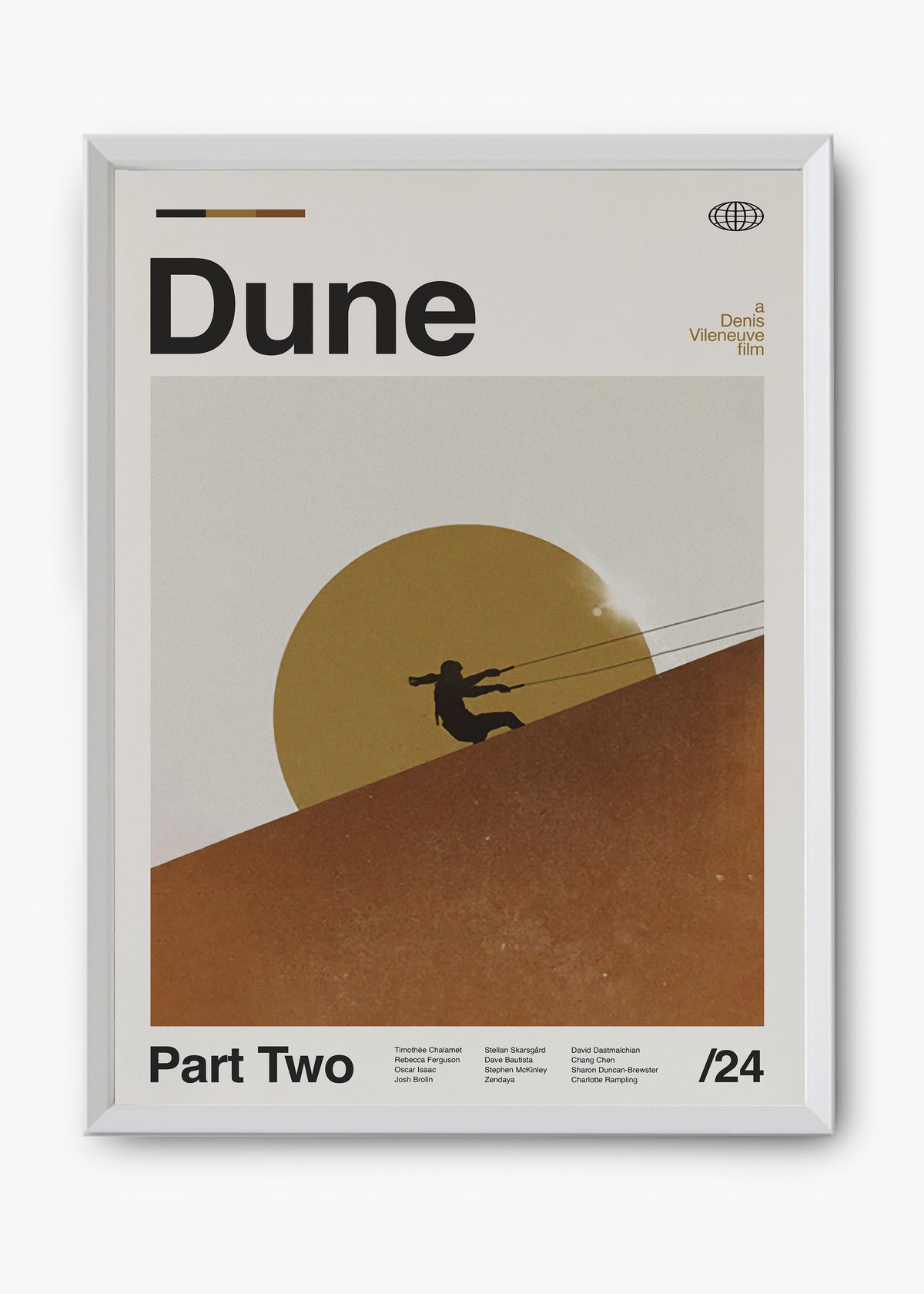 Quadro decorativo Duna Parte 2 — arte de cinema para parede | Cübe Quadros