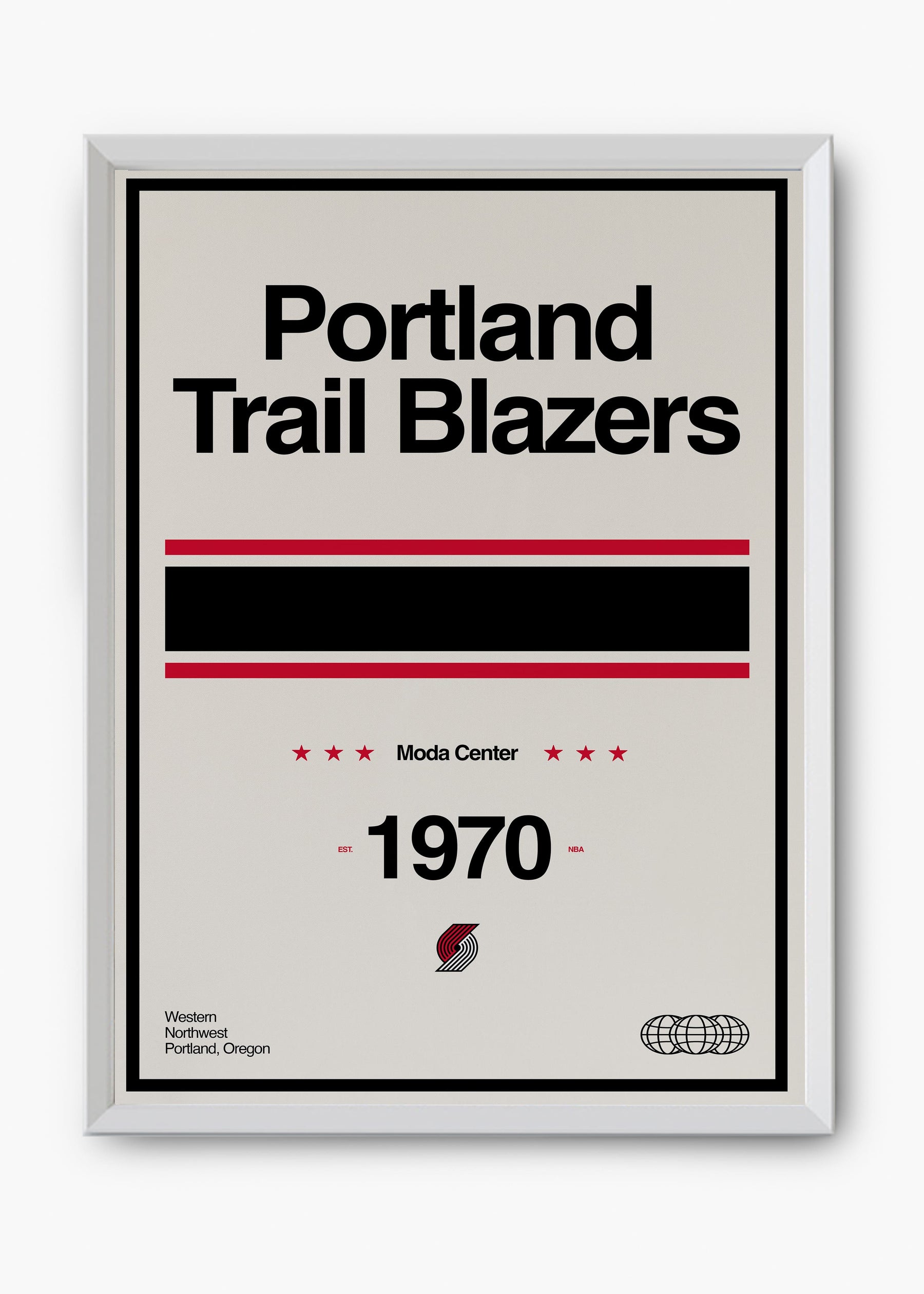 Quadro NBA Portland Trail Brazers