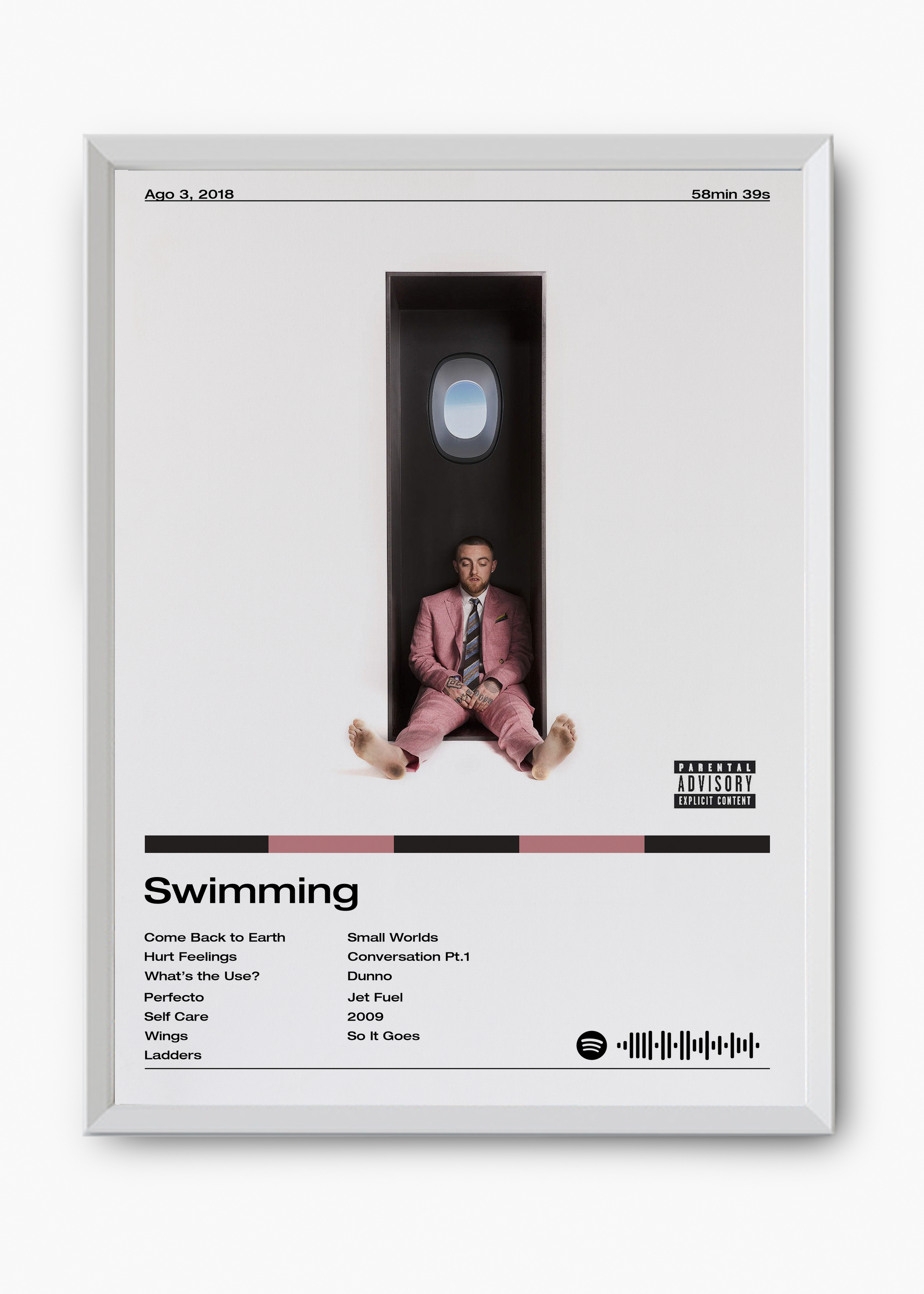 Quadro Mac Miller Swimming - 8