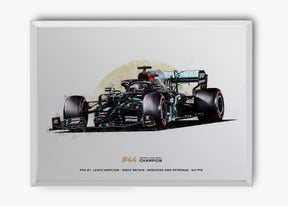 Quadro Lewis Hamilton 2020 World Champion