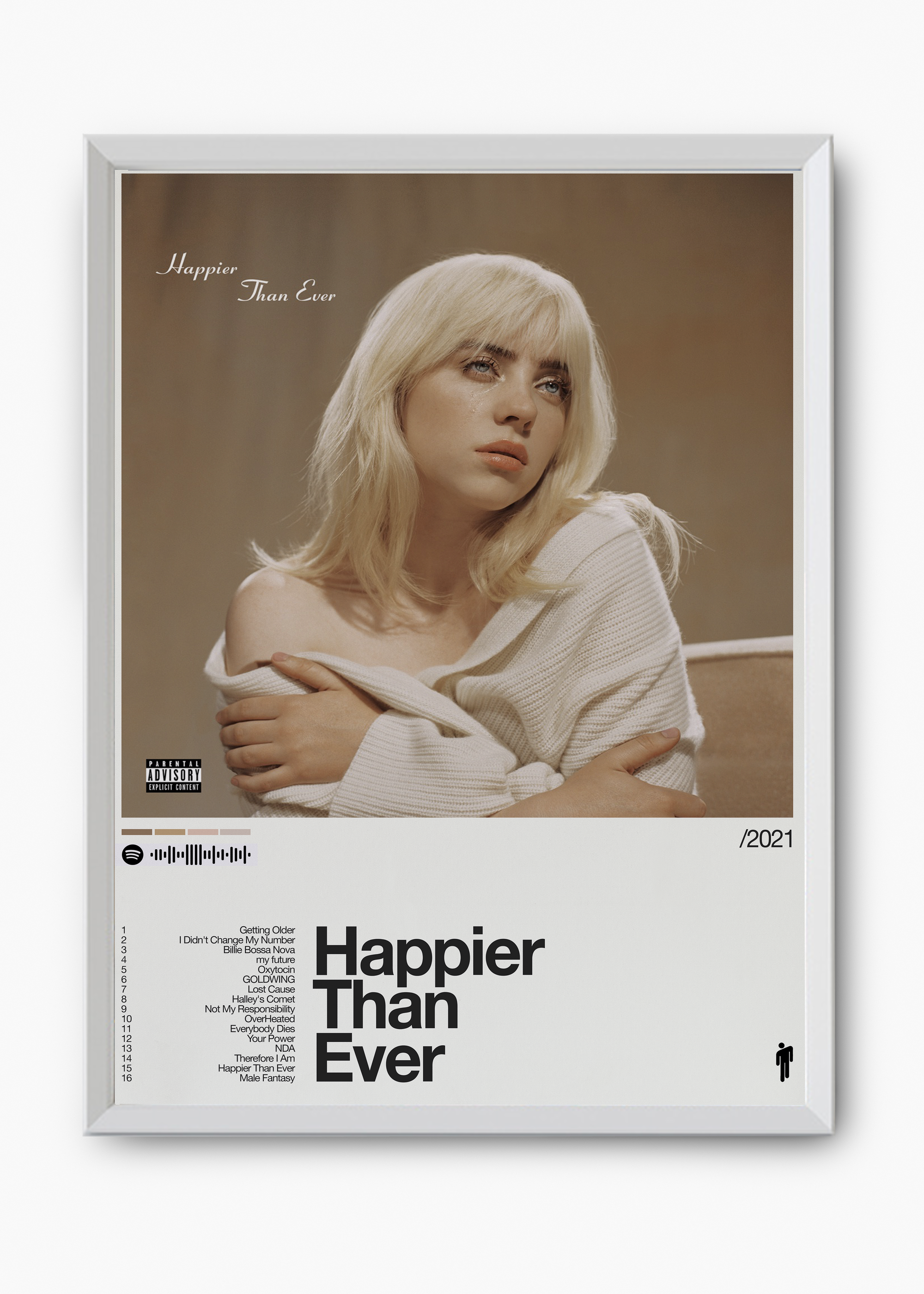 Quadro Billie Eilish Happier Than Ever II - 8