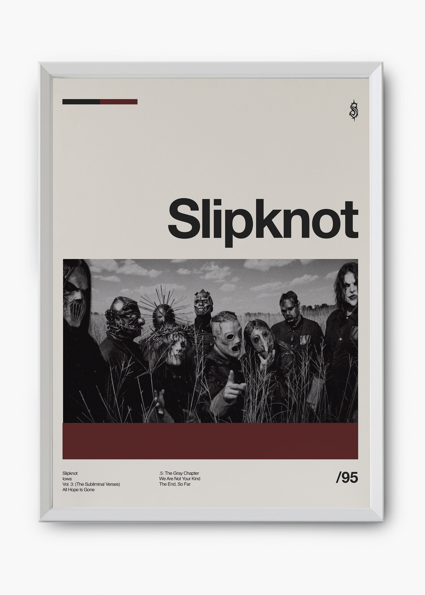 Quadro Slipknot Banda
