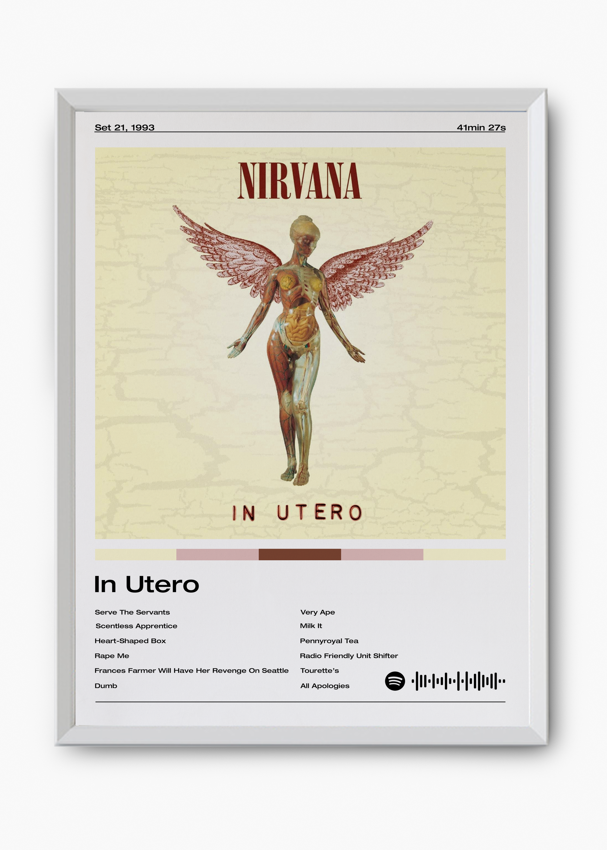 Quadro Nirvana In Utero - 8