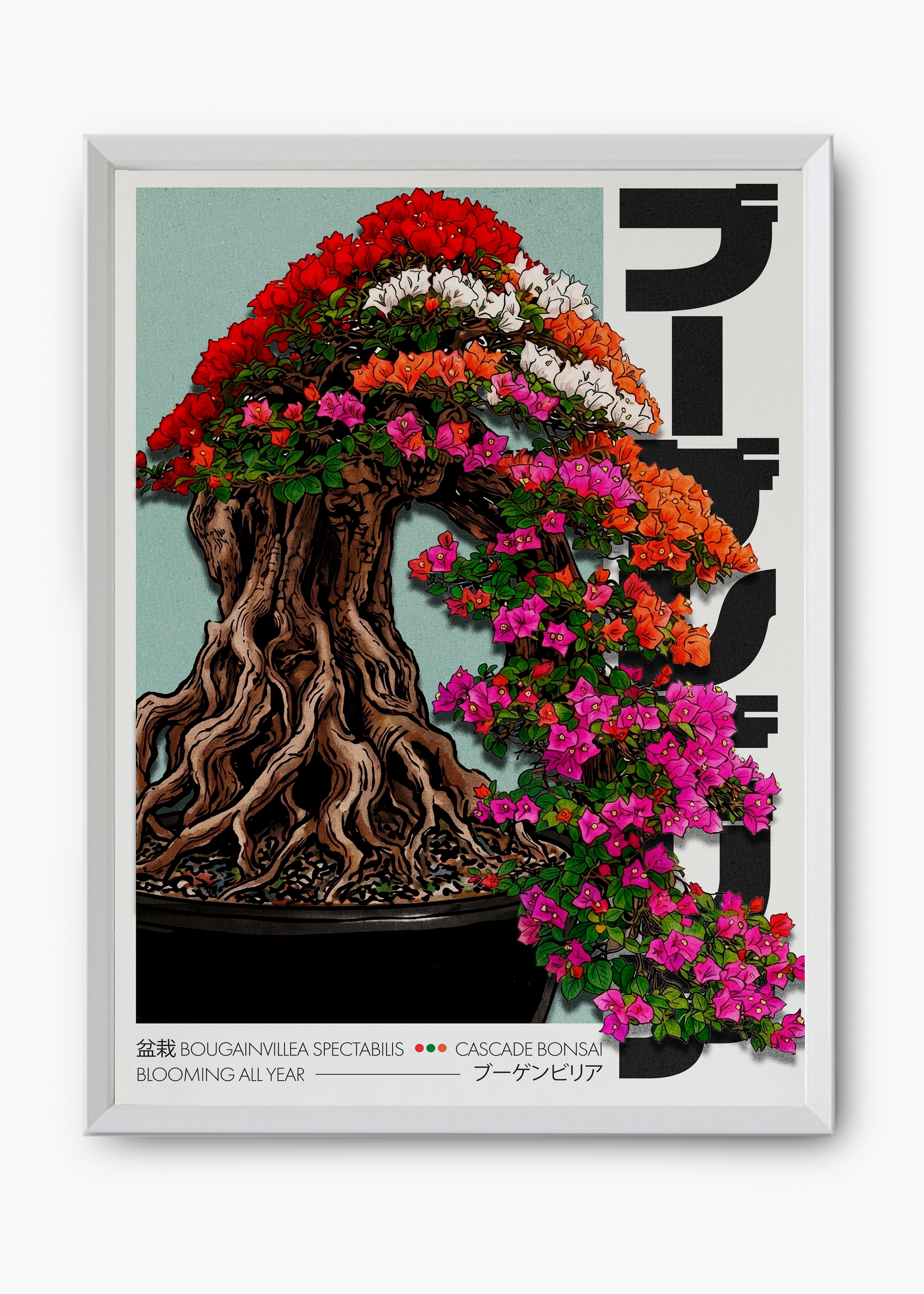 Quadro Cascade Bonsai - 8