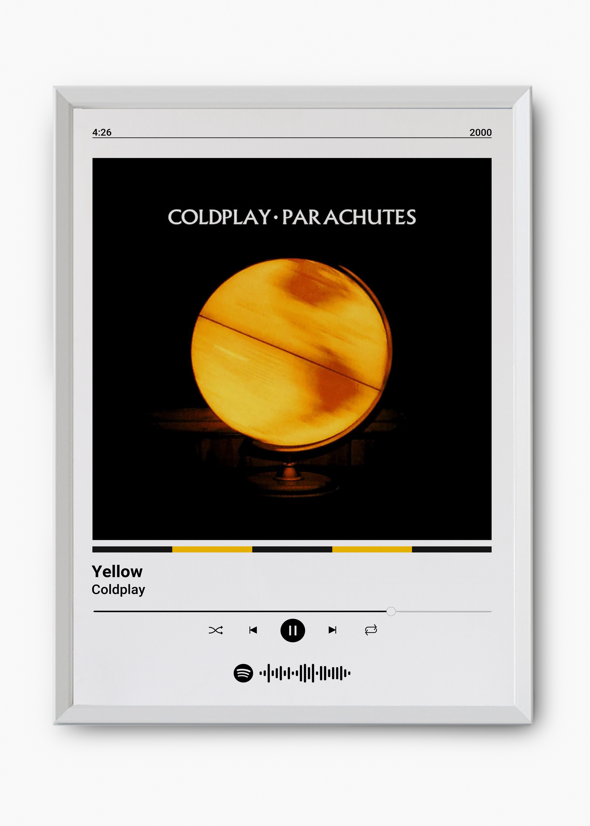 Quadro Coldplay Yellow - 8