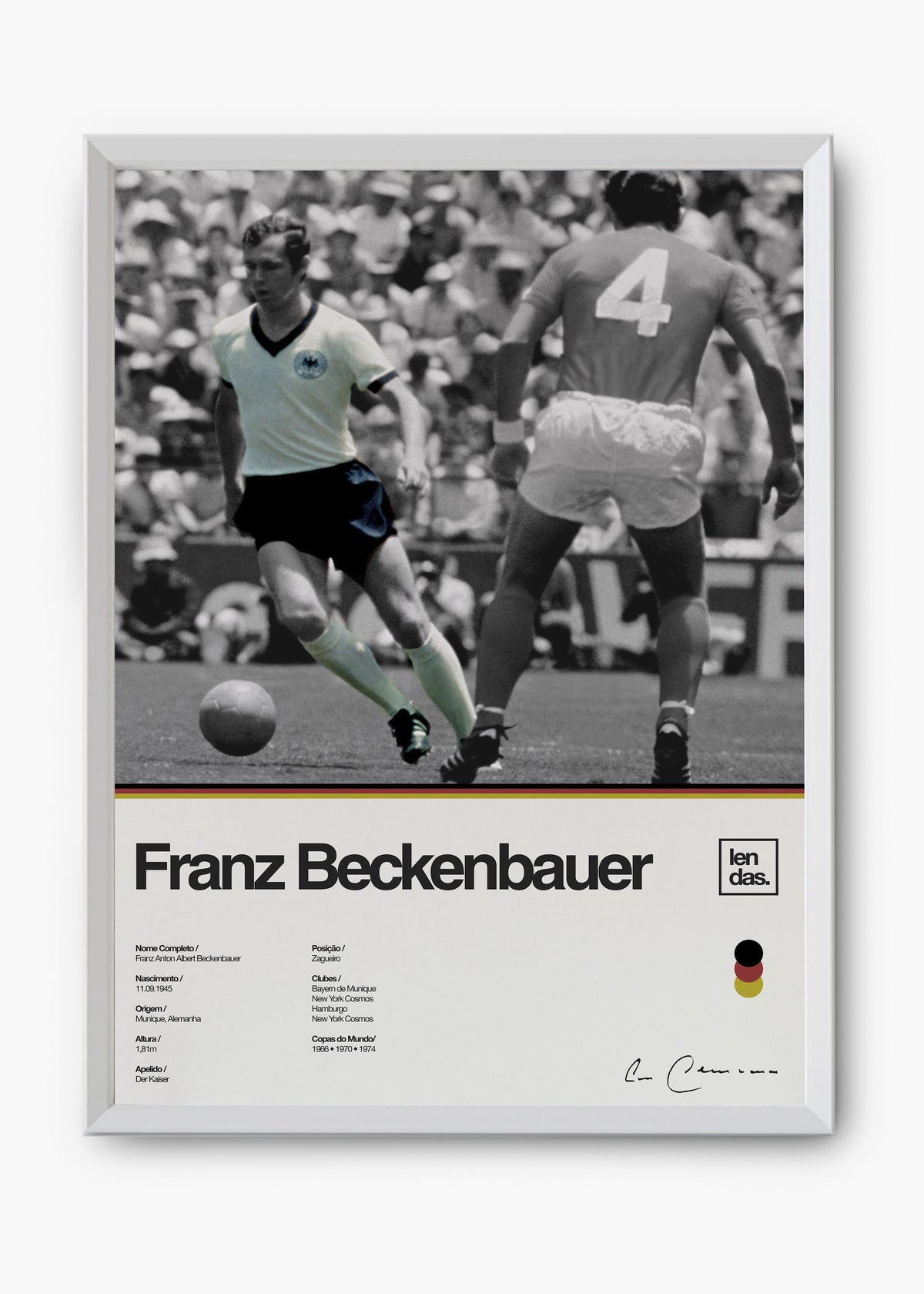 Quadro Franz Beckenbauer