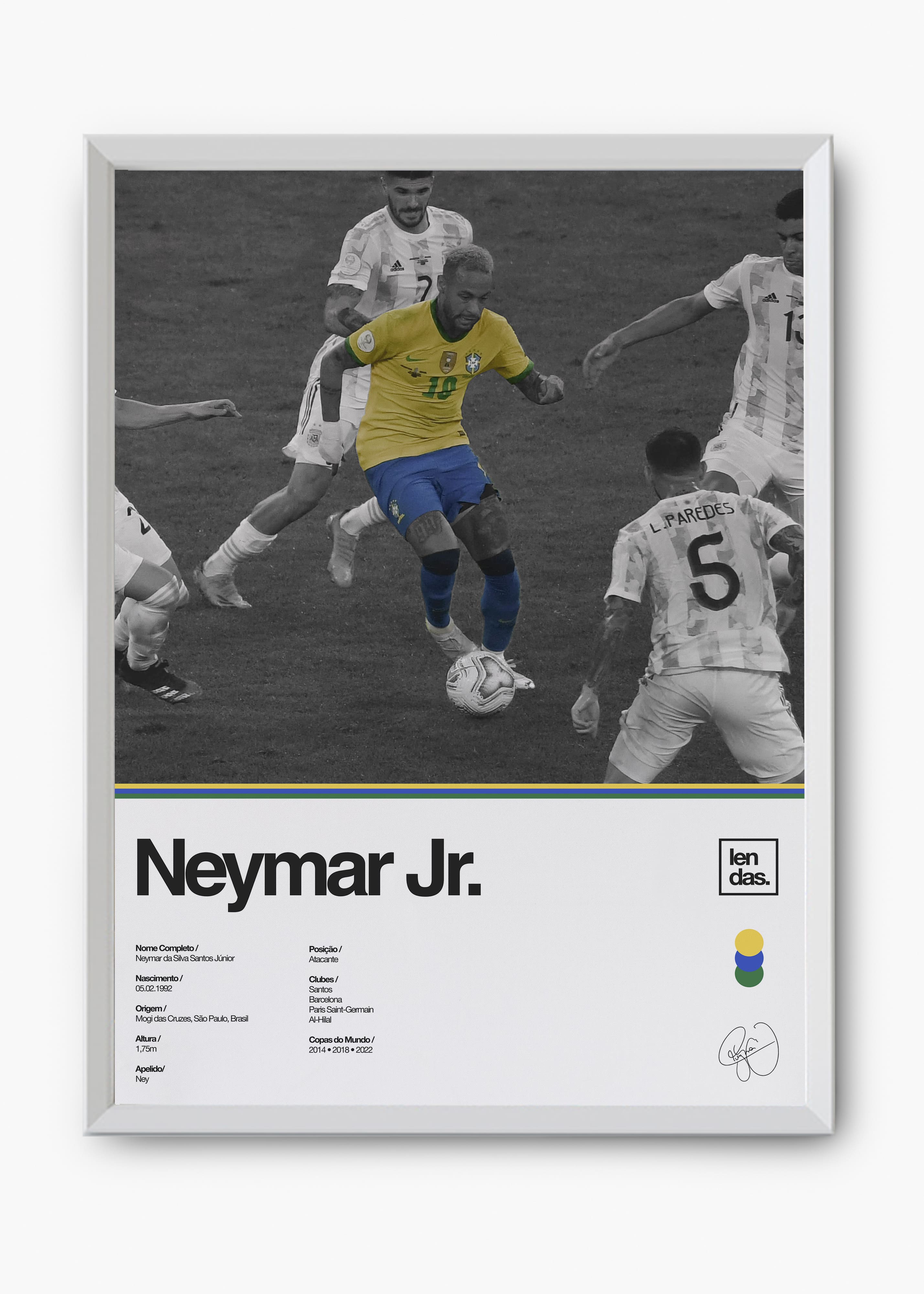 Quadro Neymar V5