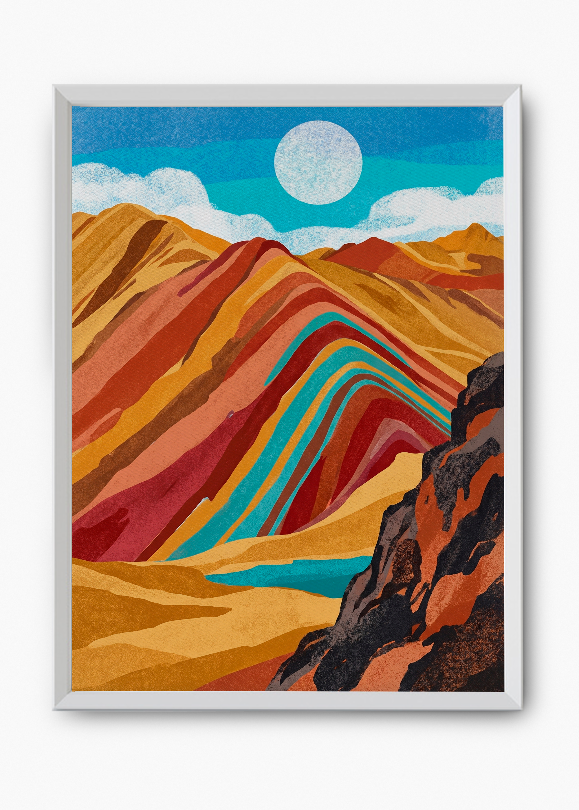 Quadro Vinicunca Mountain - 8