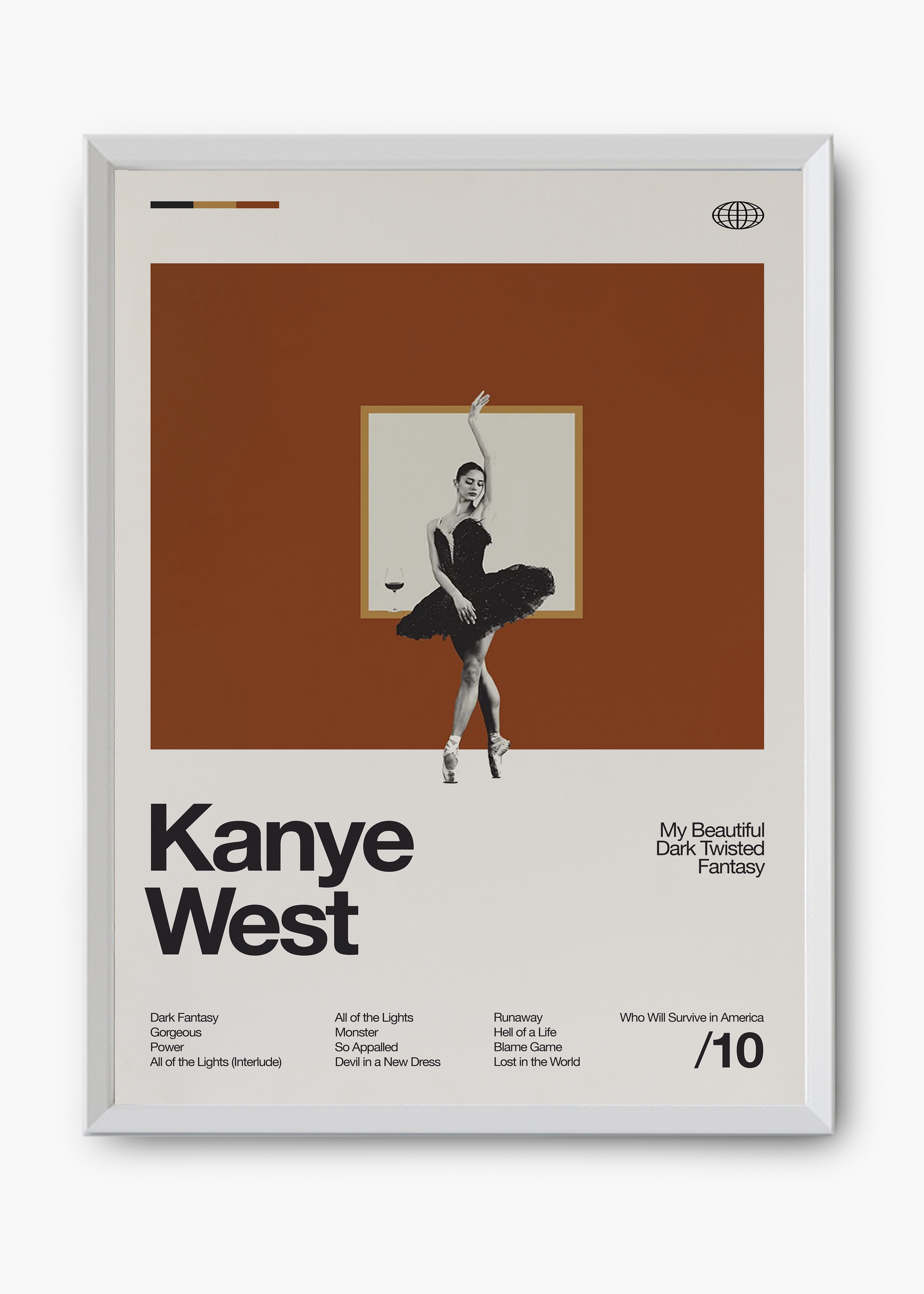 Quadro Kanye West My Beautiful Dark Twisted Fantasy II - 8