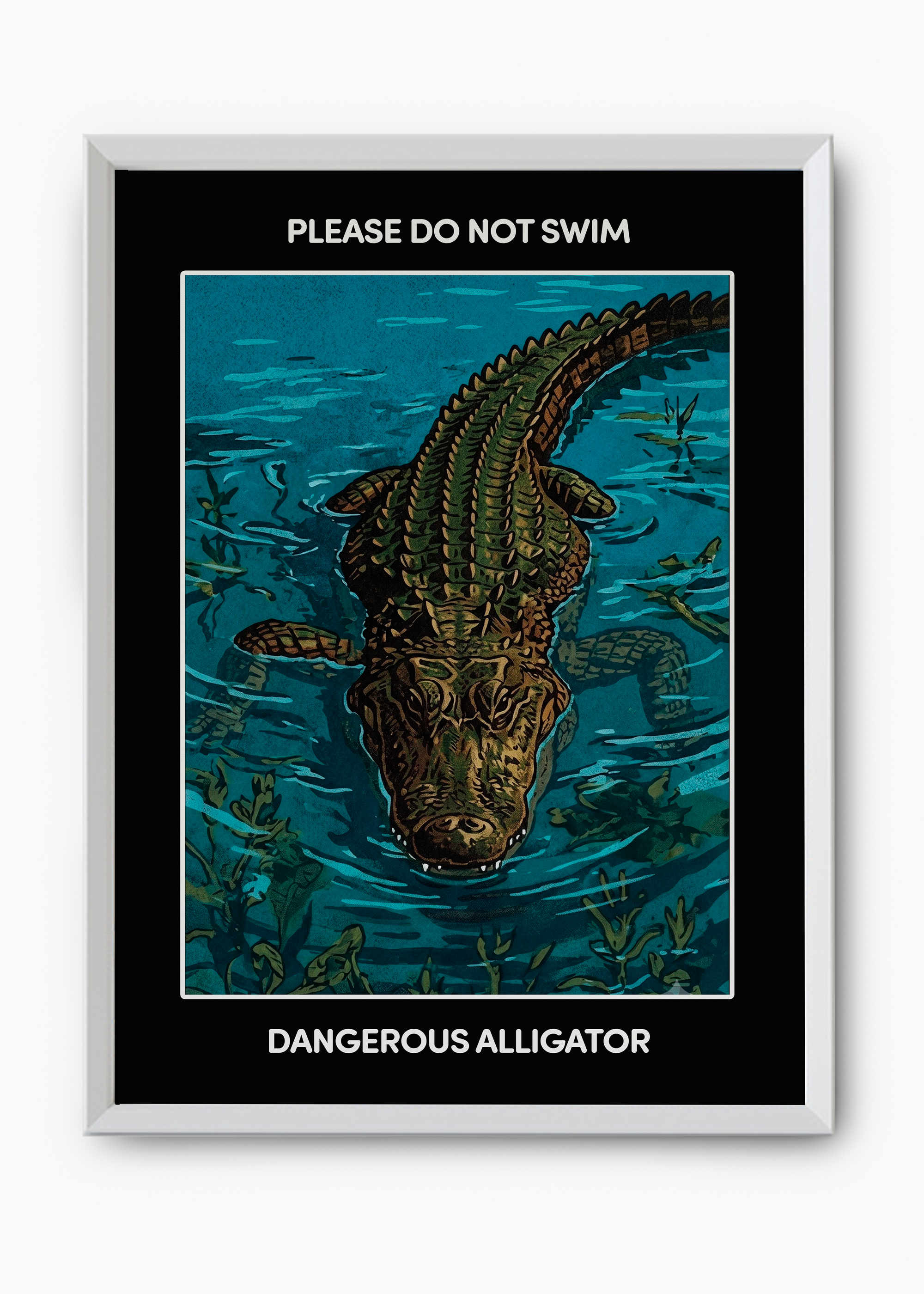 Quadro Do Not Swim - 8