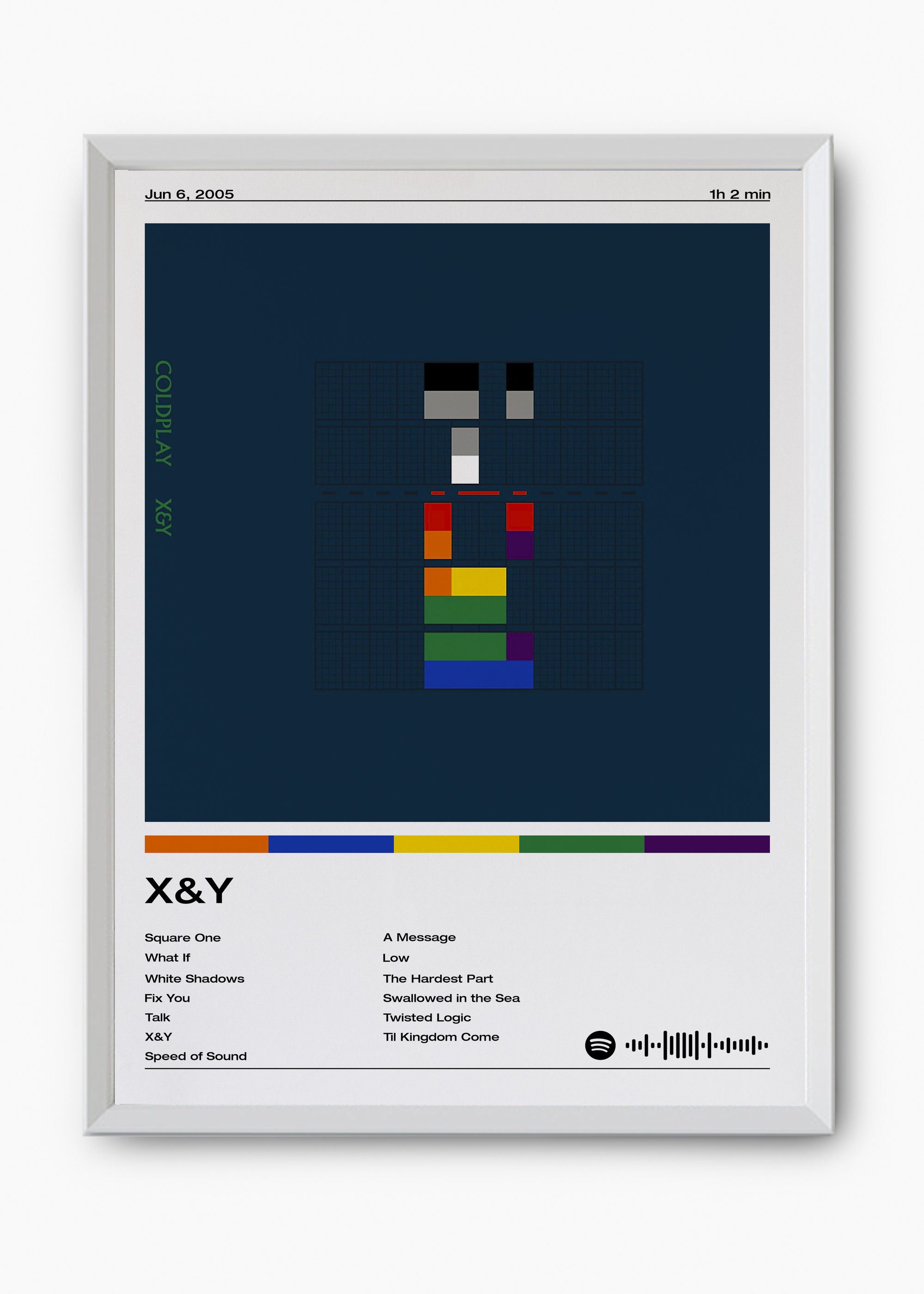 Quadro Coldplay X&Y - 8