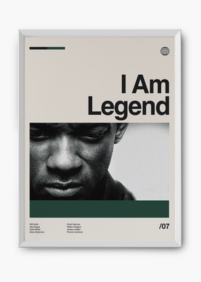 Quadro Eu Sou a Lenda - I Am Legend