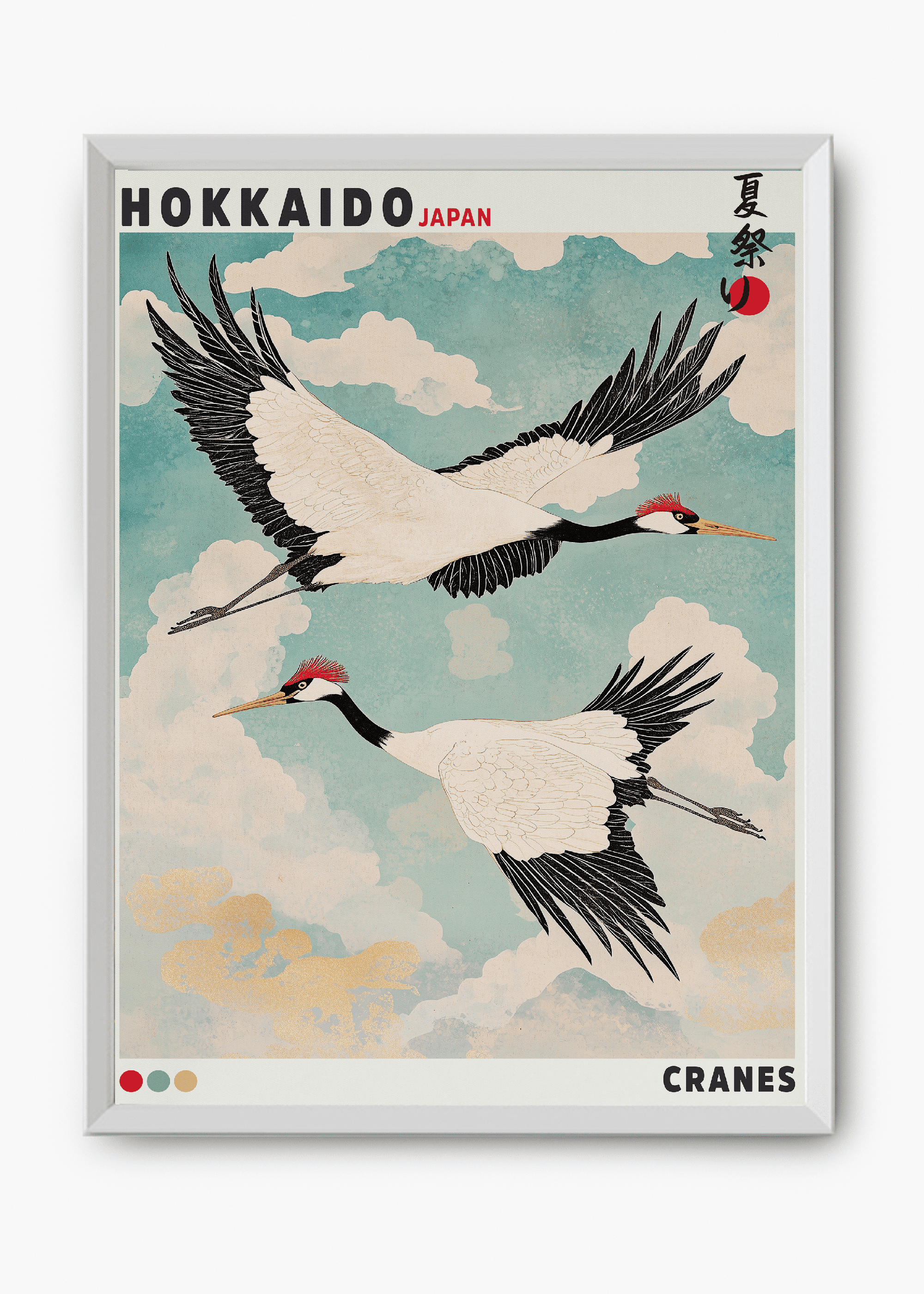 Quadro Japones Cranes - 8