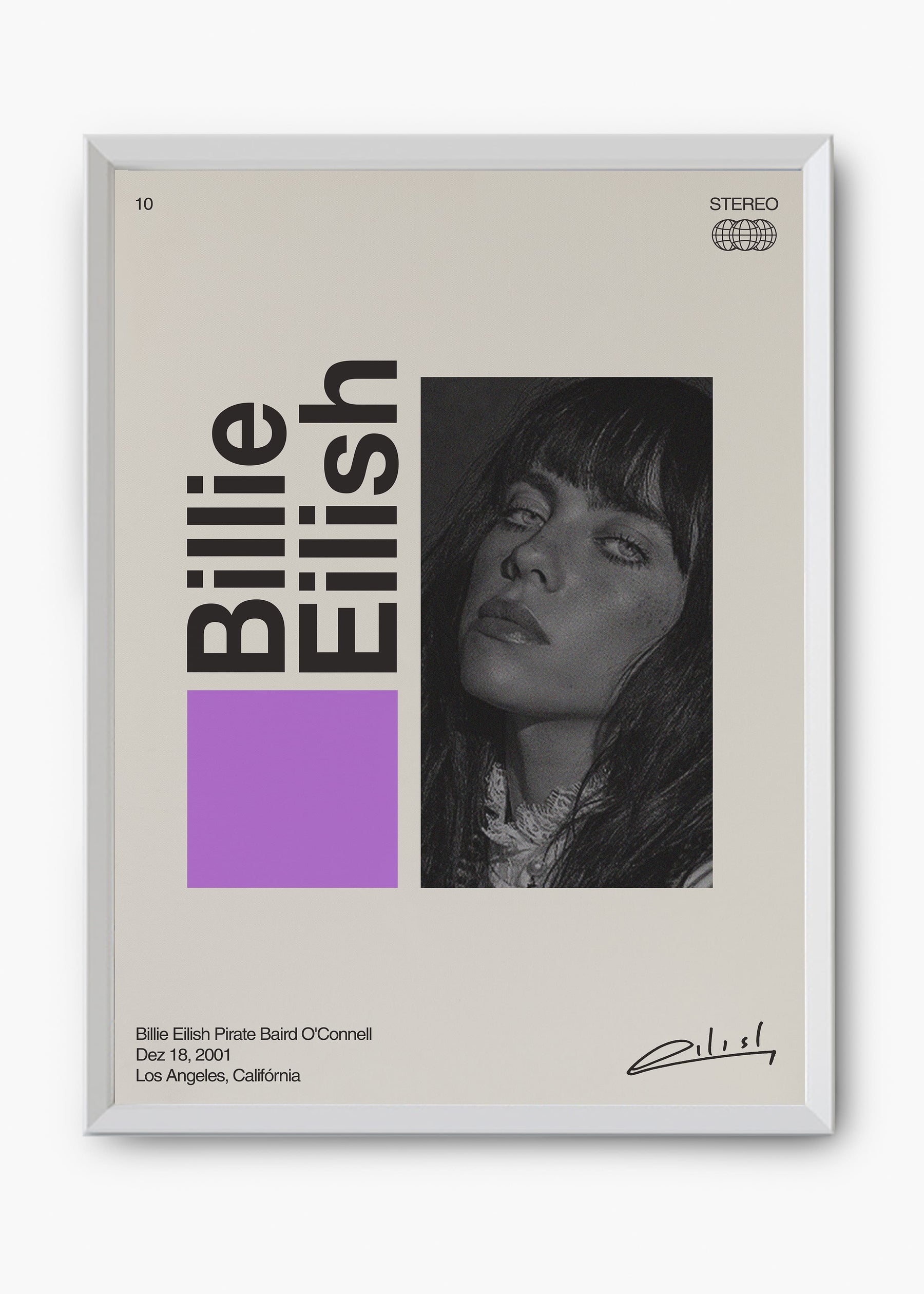 Quadro Signature Billie Eilish