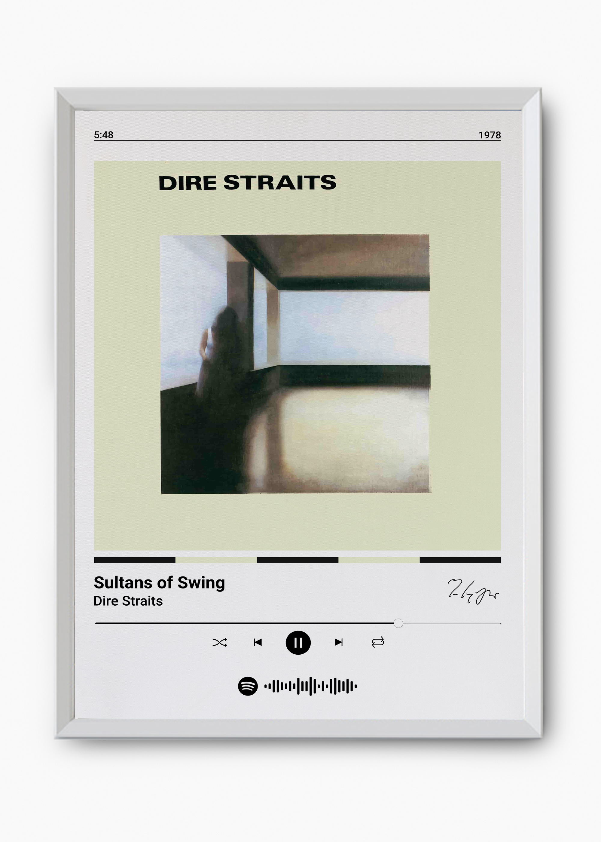 Quadro Dire Straits Sultans of Swing - 8