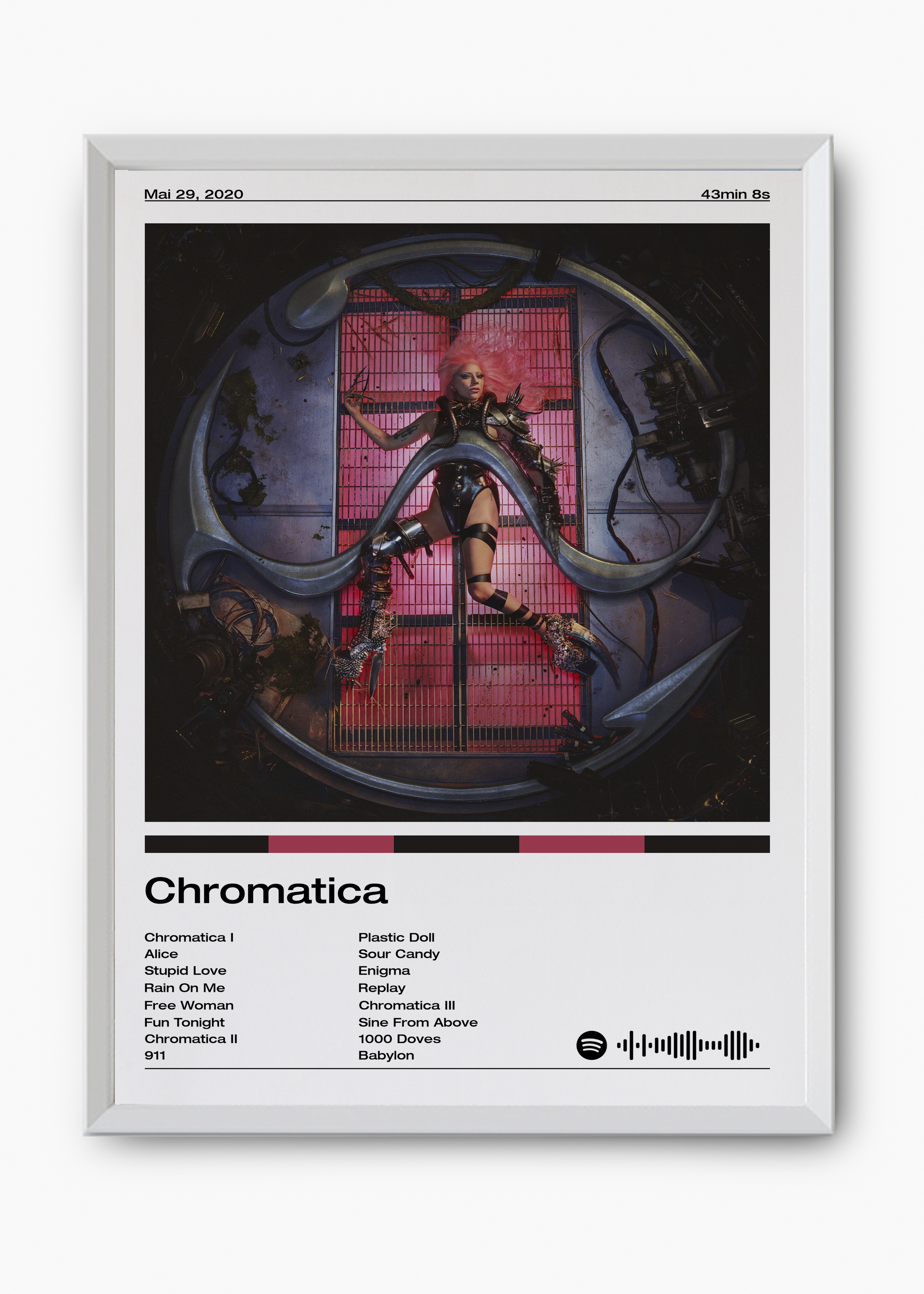 Quadro Lady Gaga Chromatica - 8