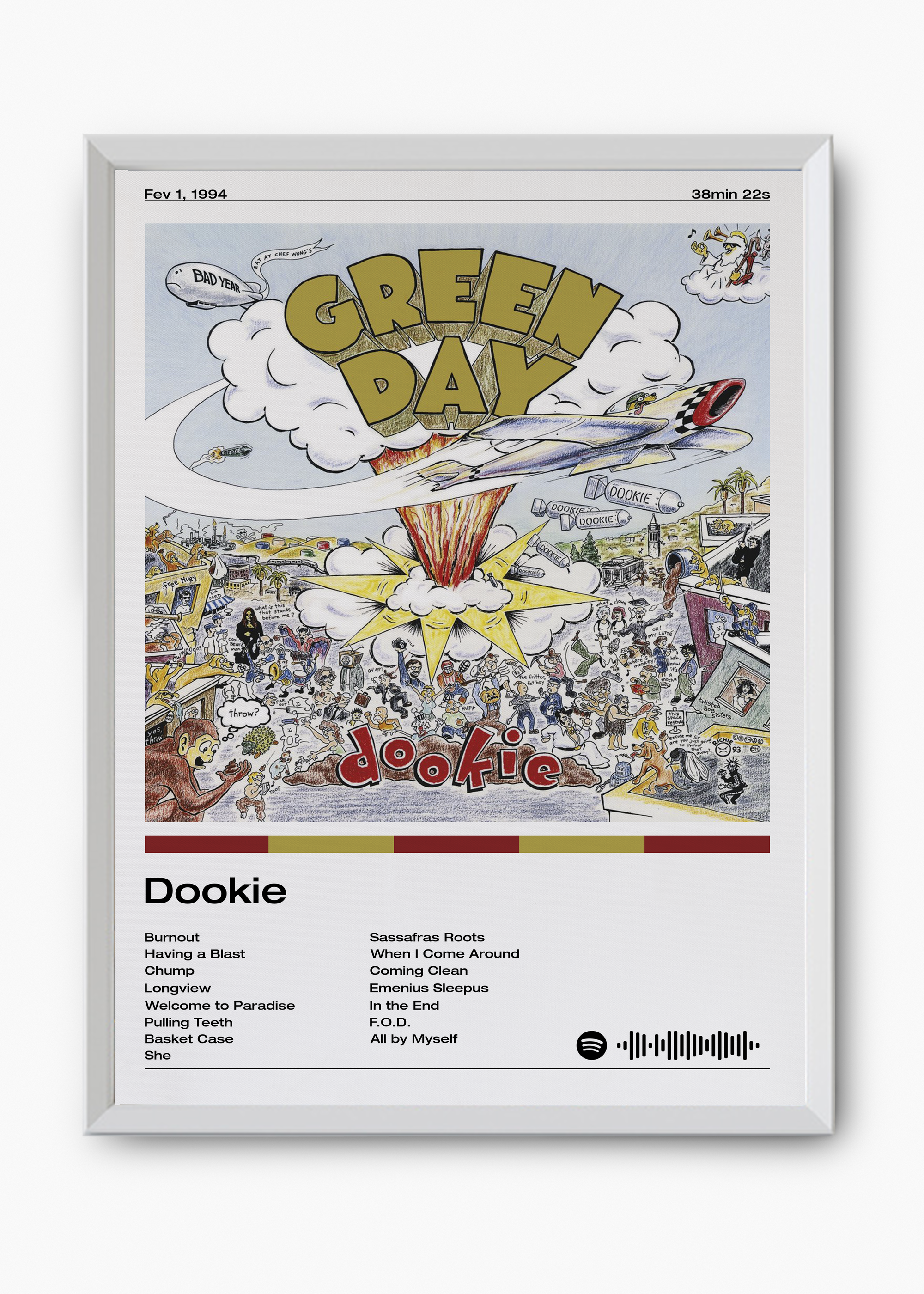 Quadro Green Day Dookie - 8