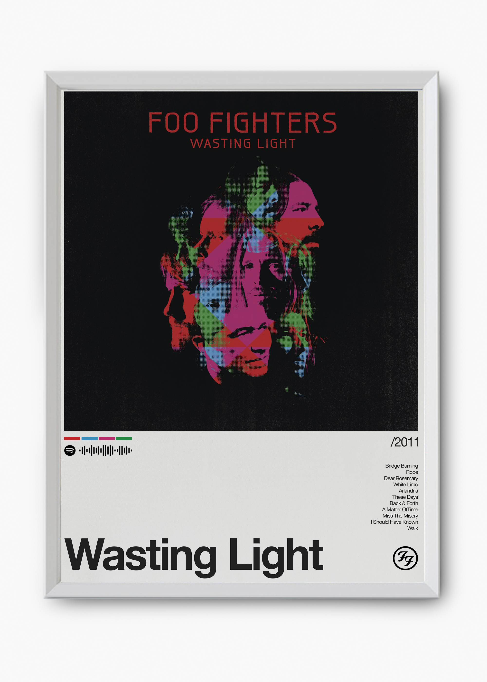 Quadro Foo Fighters Wasting Light II - 8