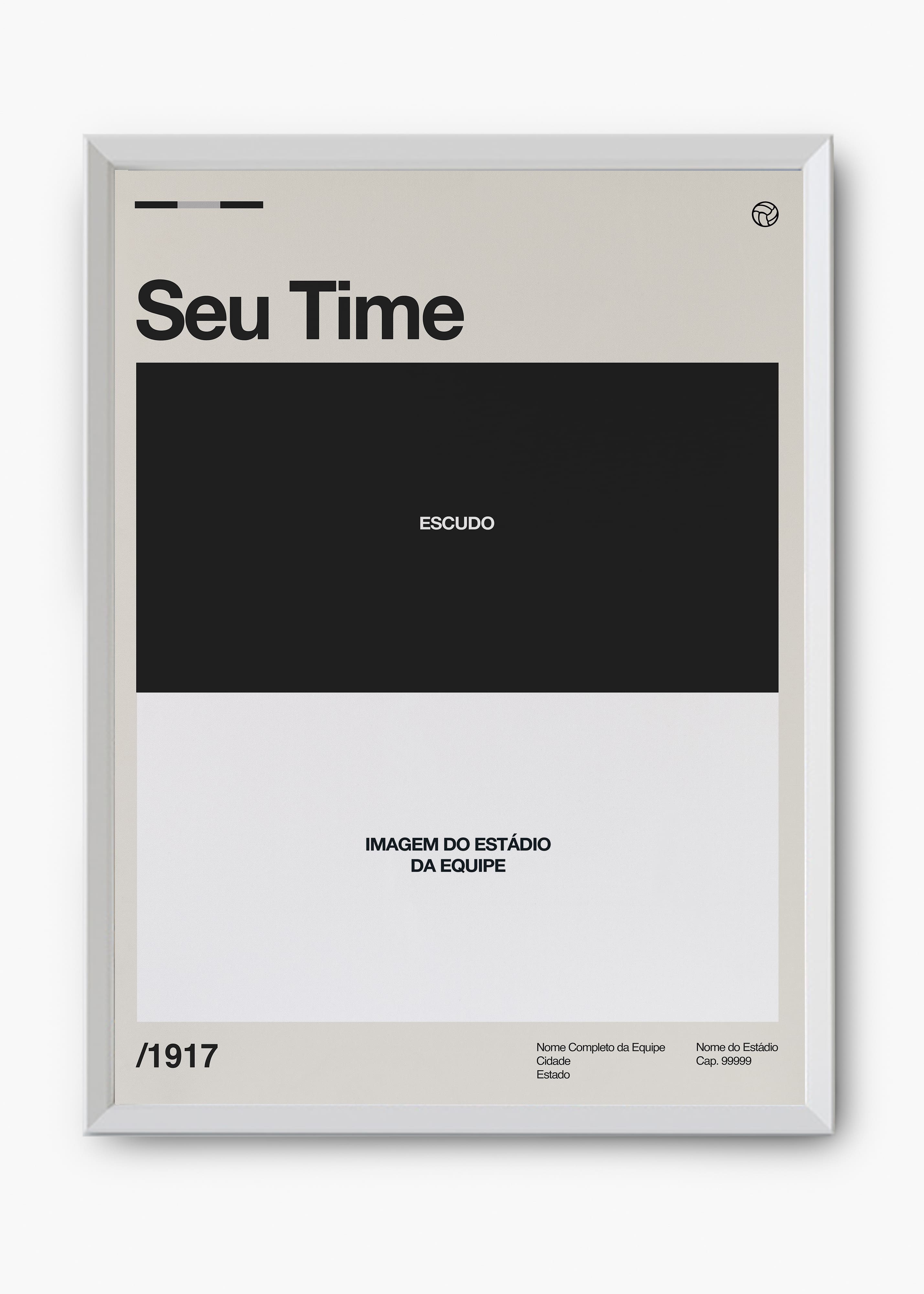 Quadro Personalizável - Times