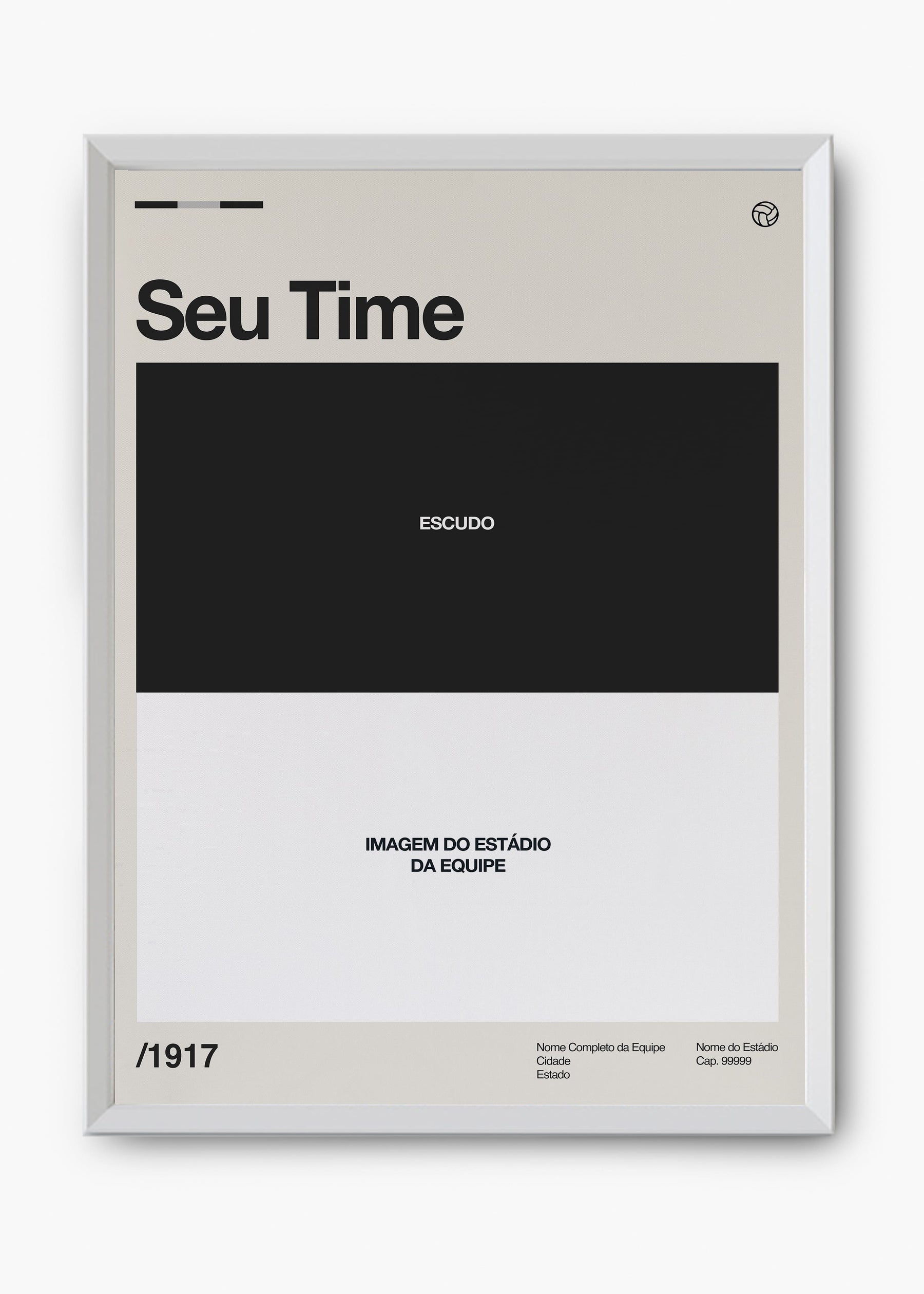 Quadro Personalizável - Times
