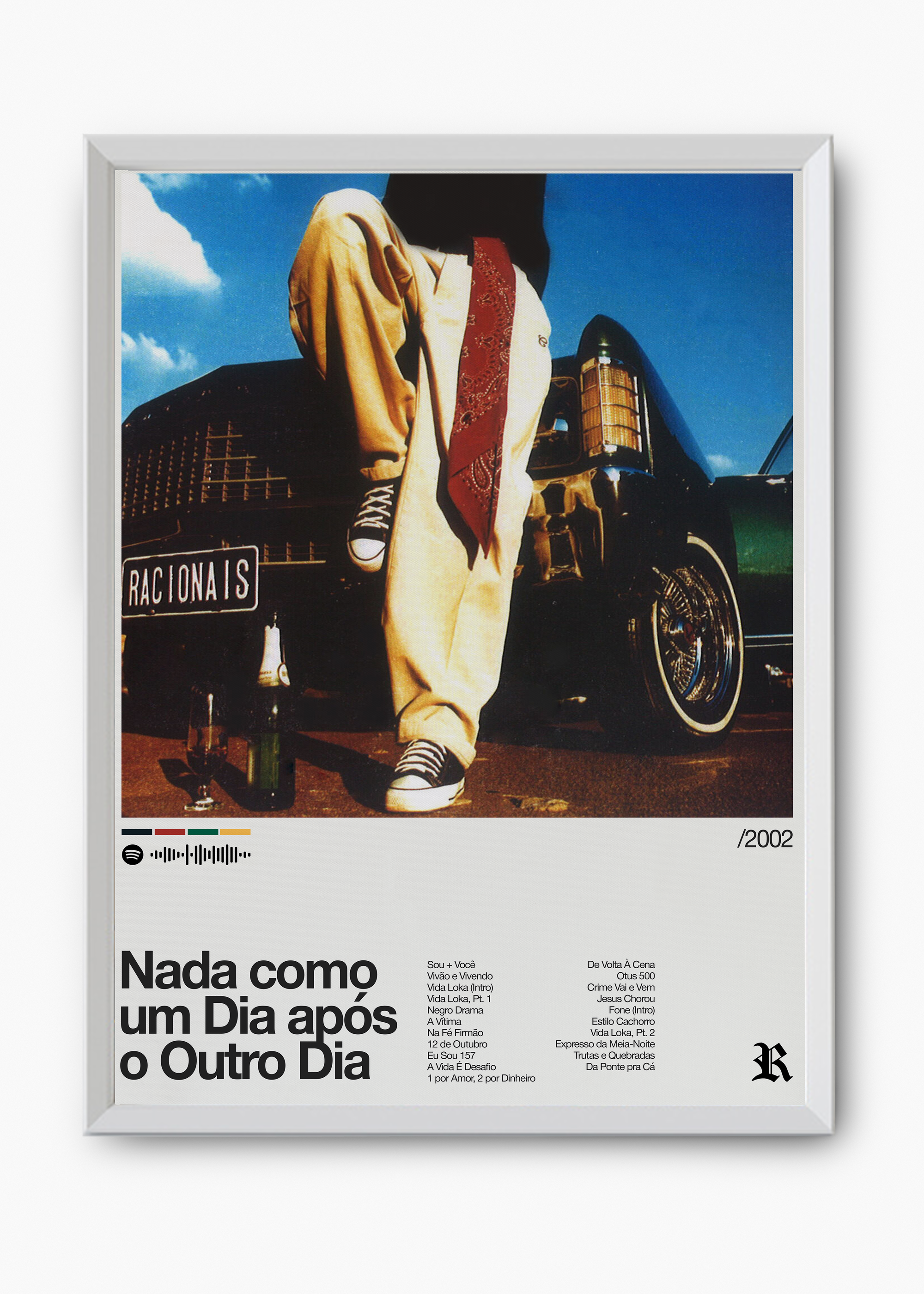 Quadro Racionais Nada Como um Dia Após o Outro Dia II - 8