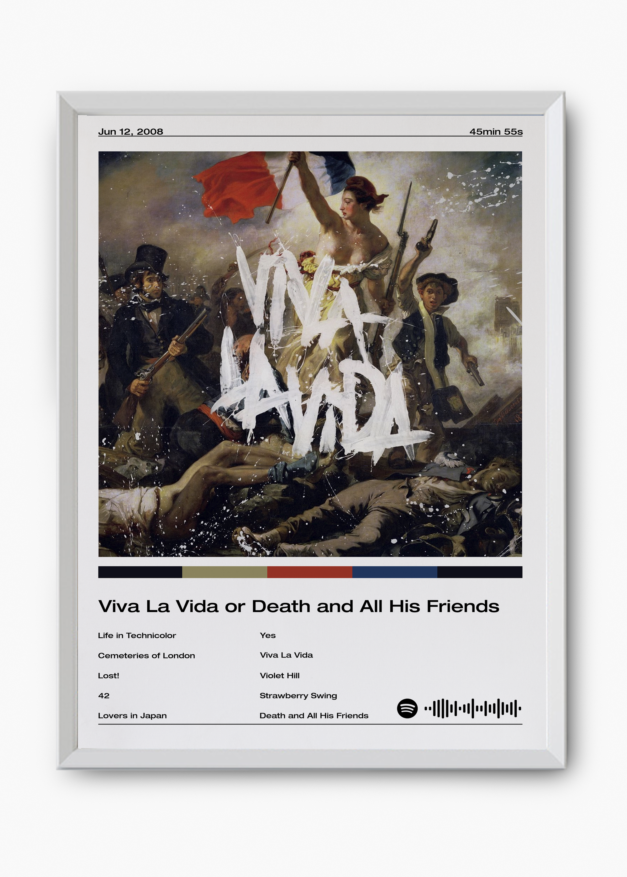 Quadro Coldplay Viva La Vida Or Death and All Hist Friends - 8