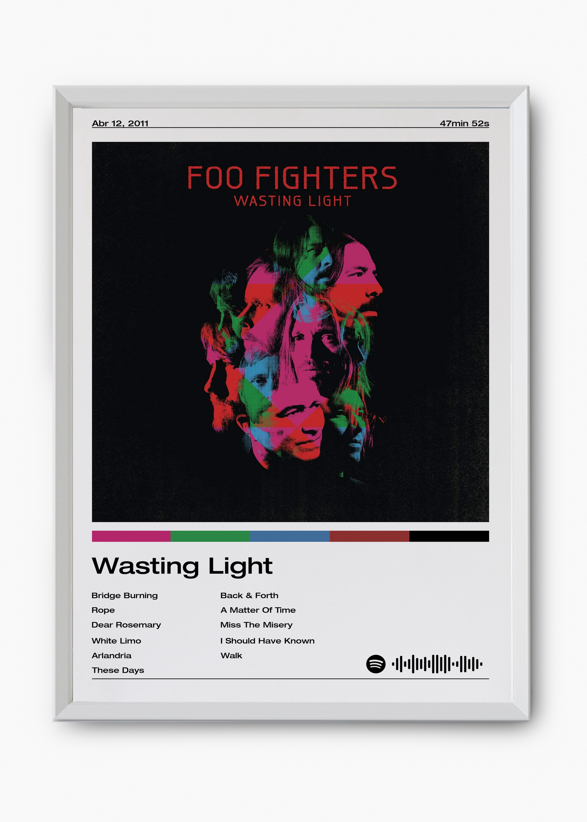 Quadro Foo Fighters Wasting Light - 8