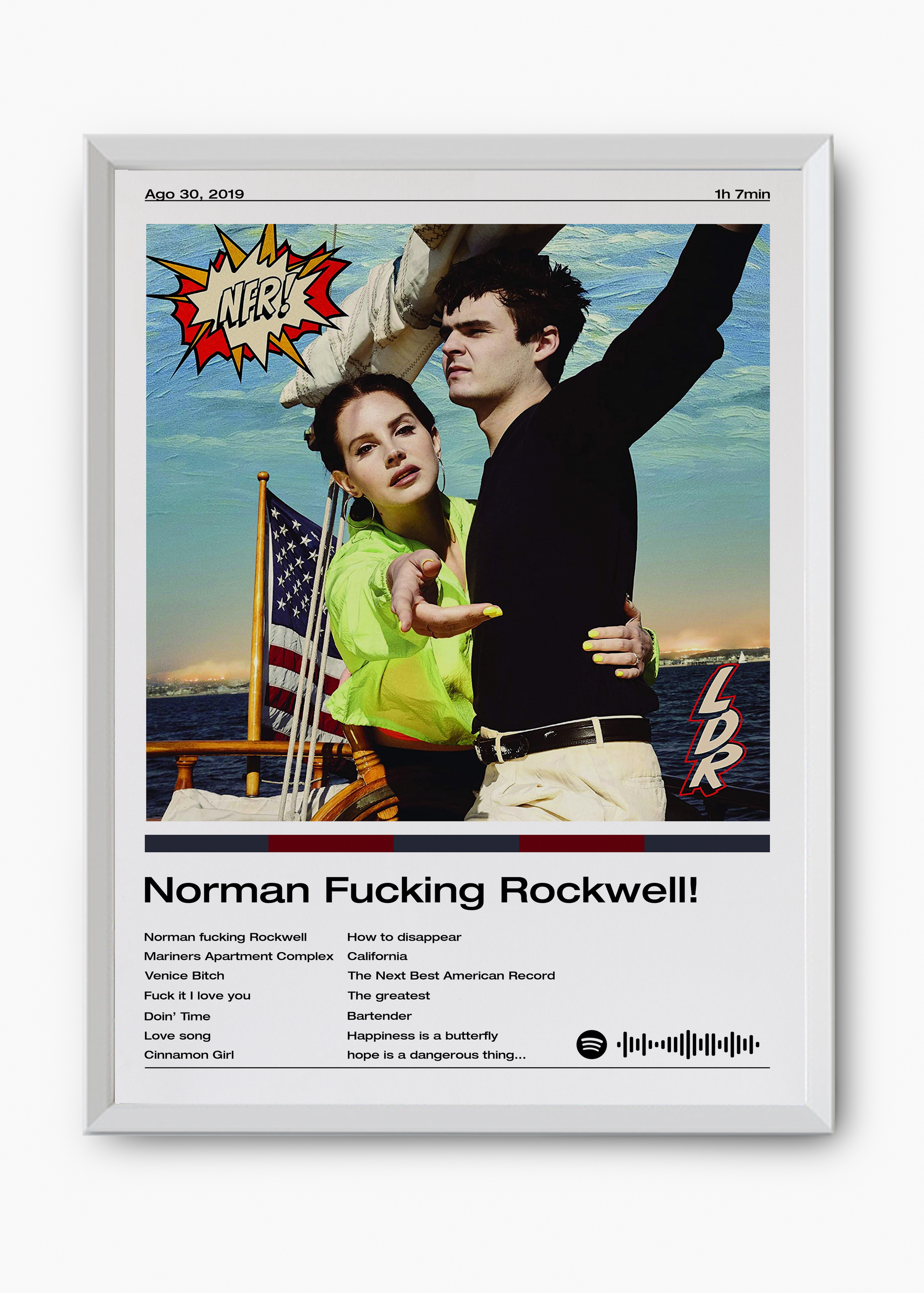 Quadro Lana Del Rey Norman Fucking Rockwell - 8