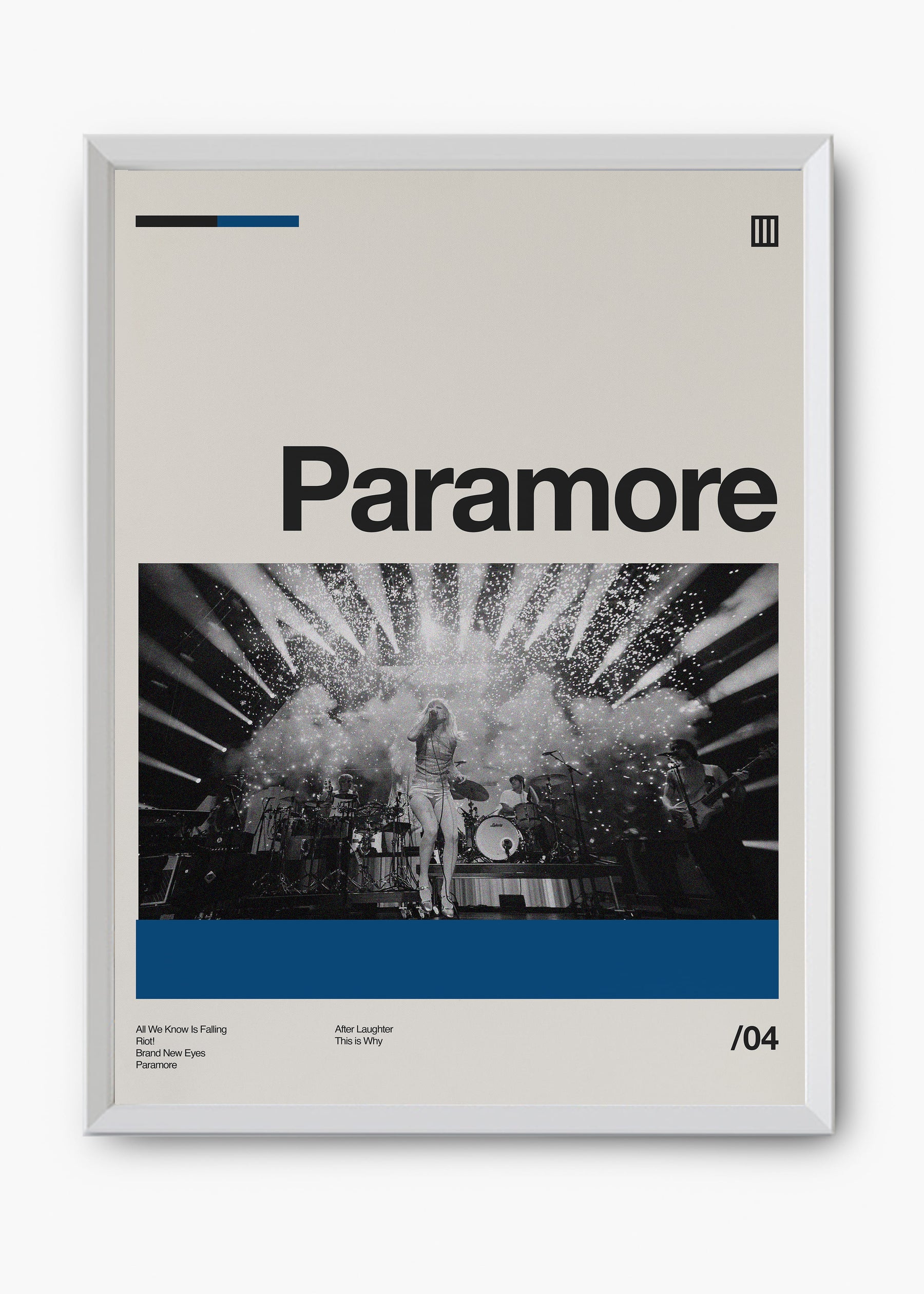 Quadro Paramore Banda