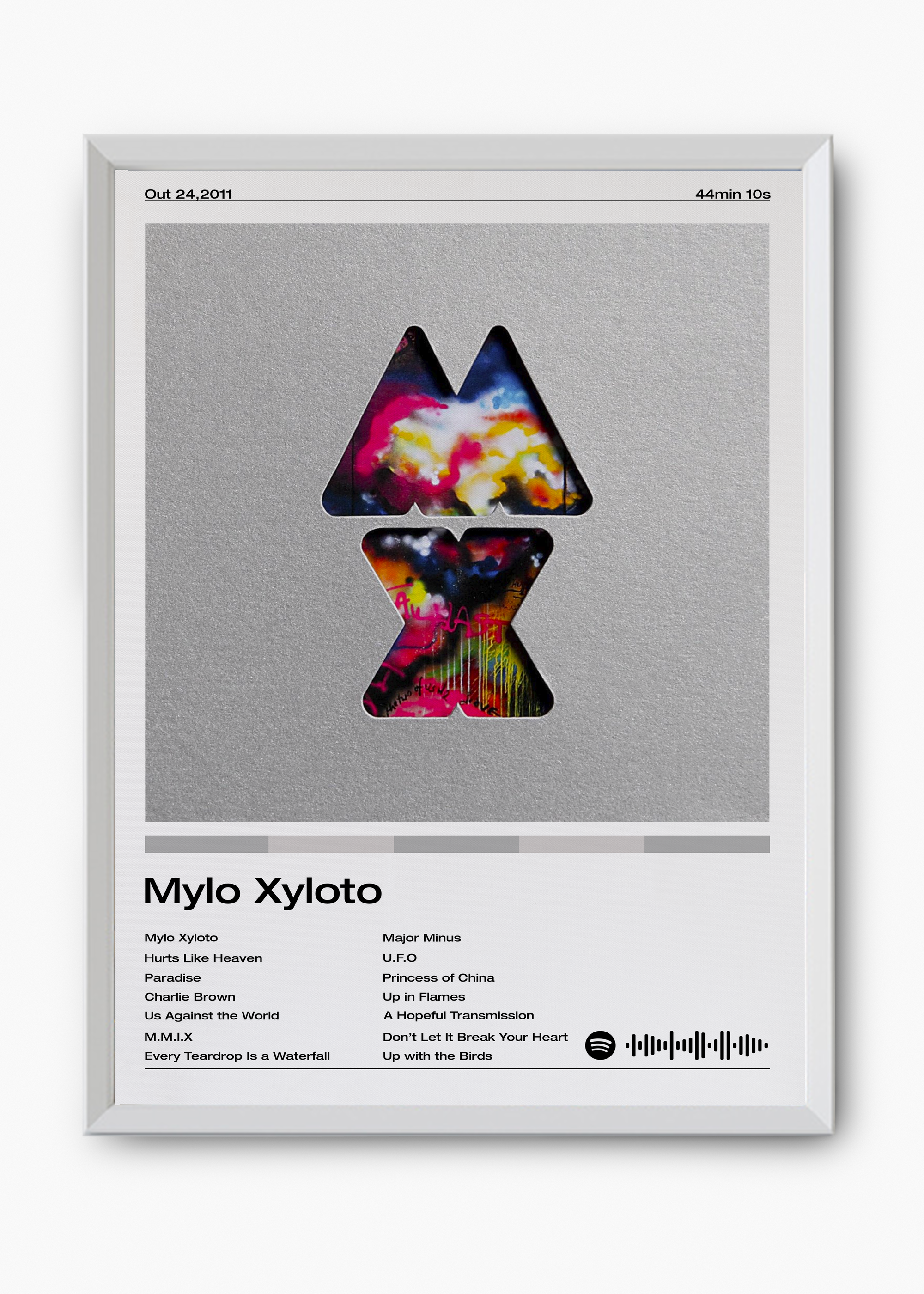 Quadro Coldplay Mylo Xyloto - 8