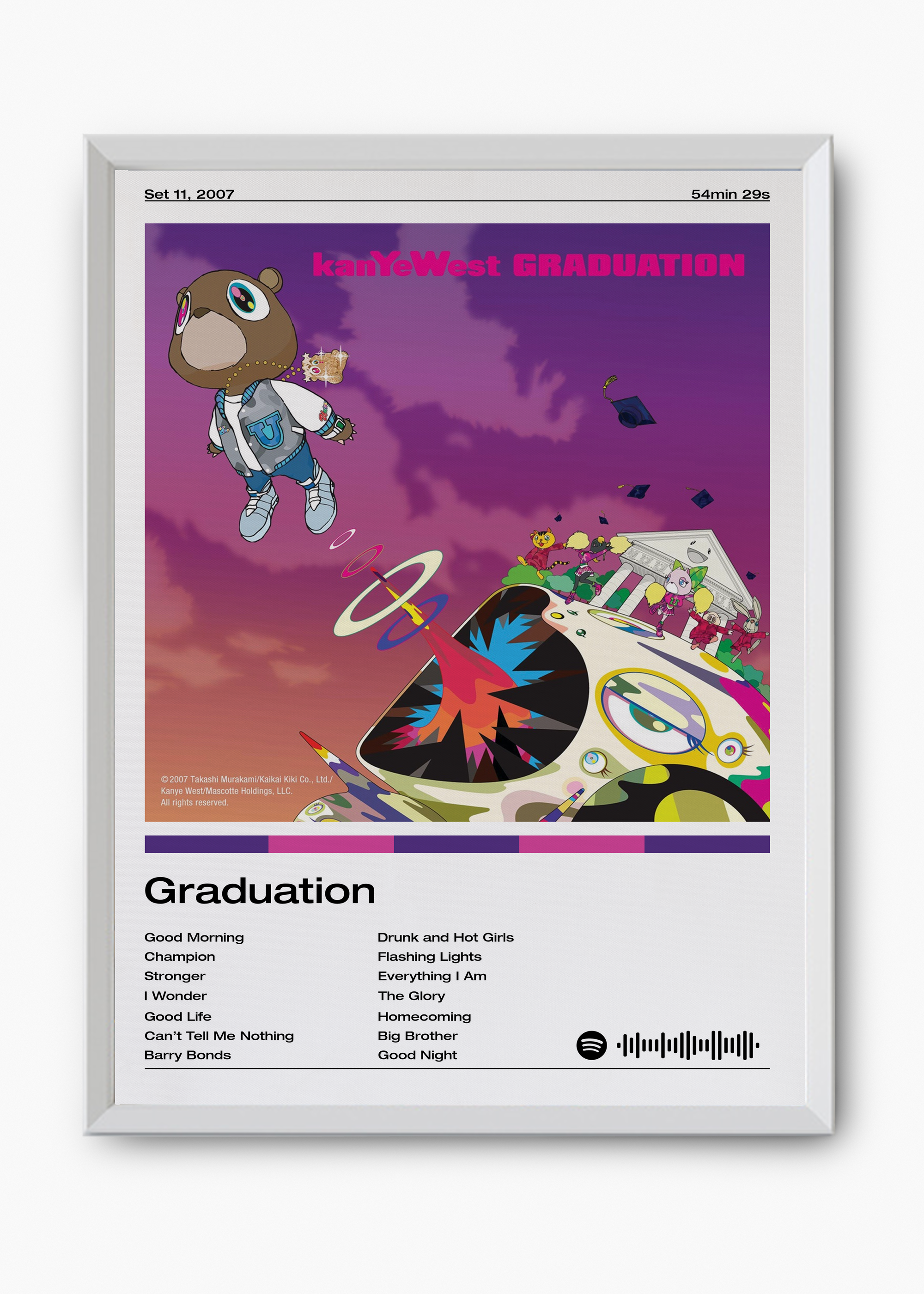 Quadro Kanye West Graduation - 8