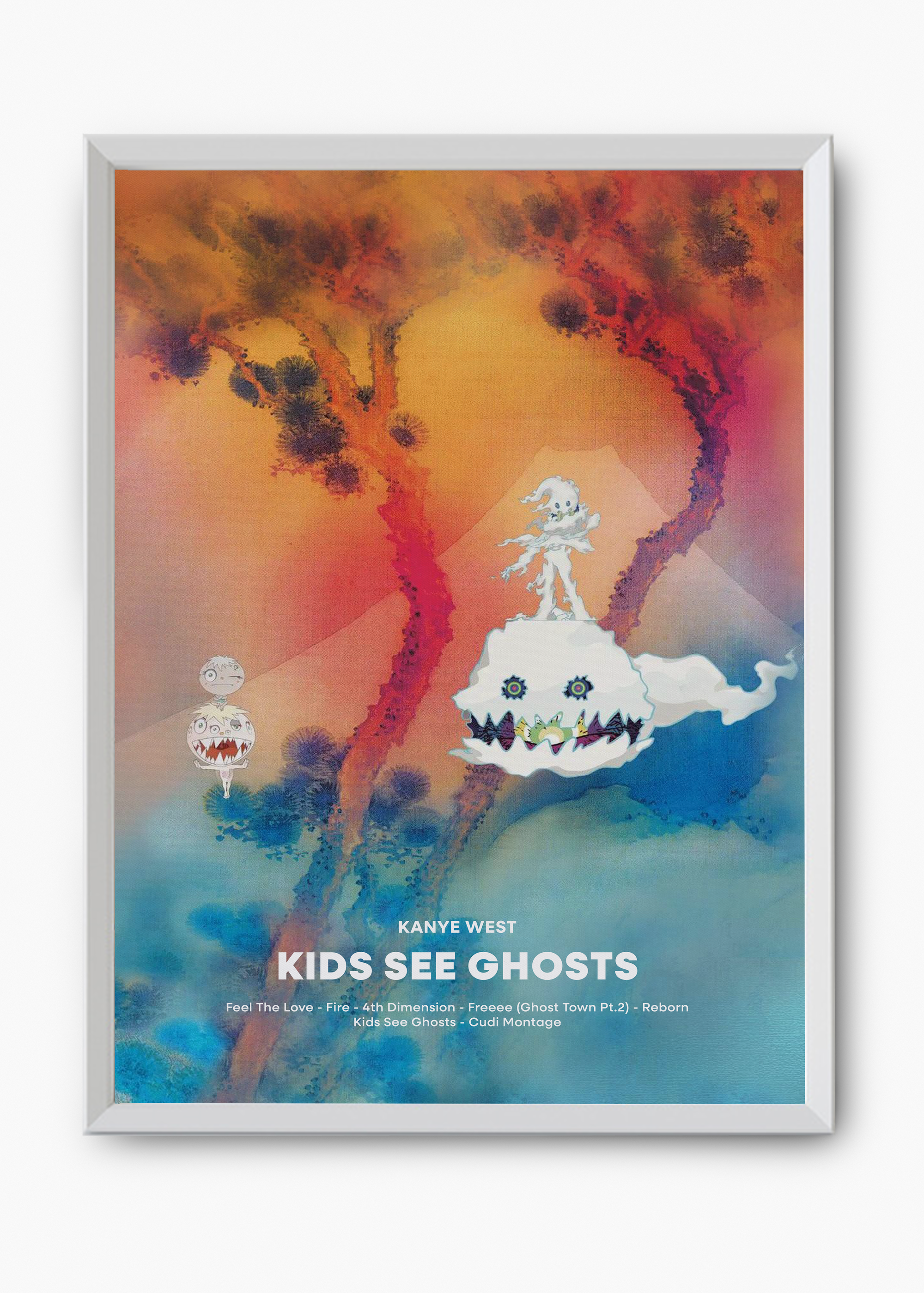 Quadro Kanye West Kids See Ghosts Capa - 8