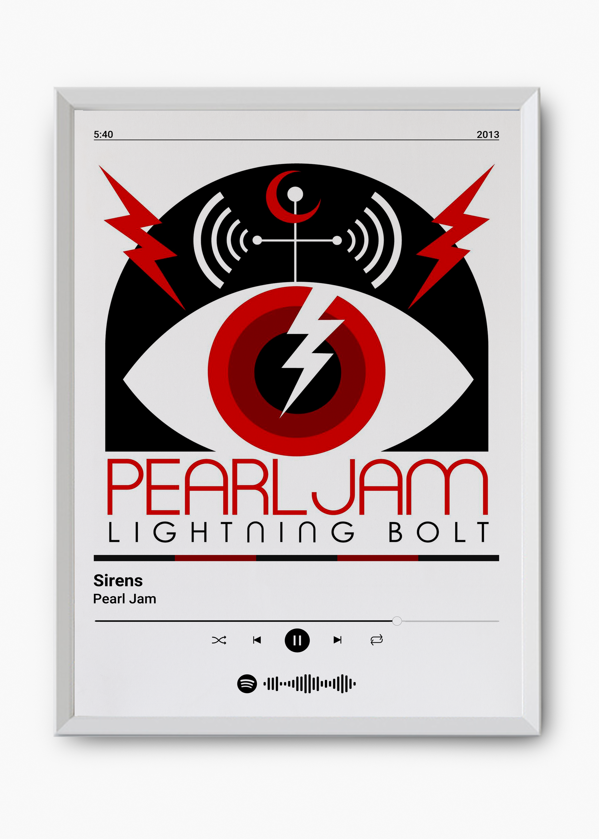 Quadro Pearl Jam Sirens - 8