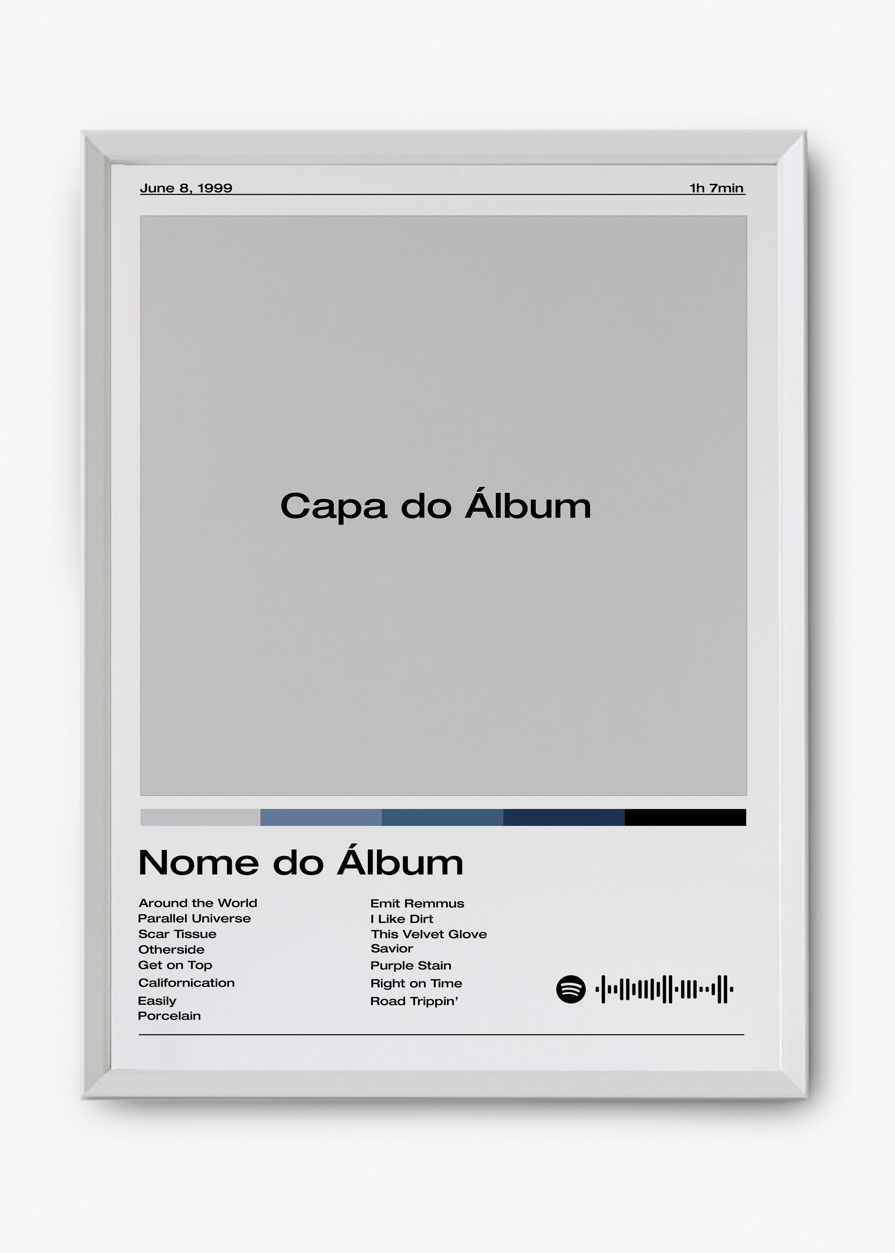 Quadro Spotify Personalizável - Álbum