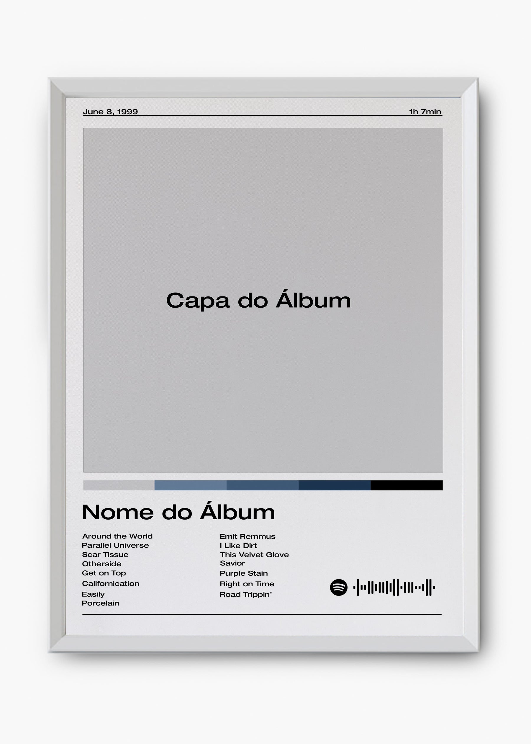 Quadro Spotify Personalizável - Álbum