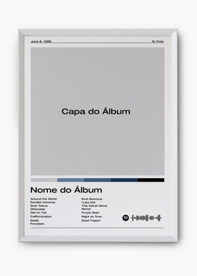 Quadro Spotify Personalizável - Álbum