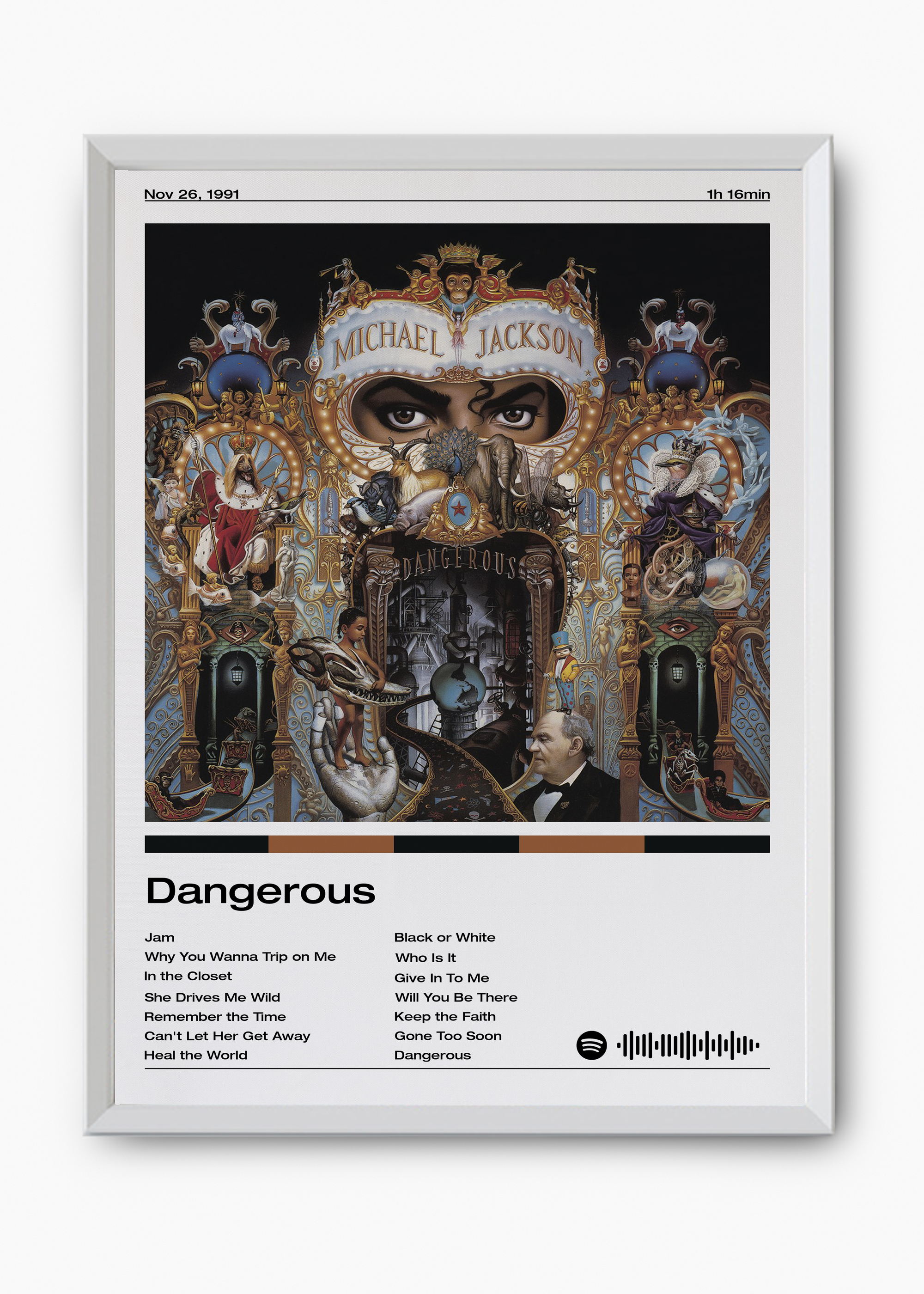 Quadro Michael Jackson Dangerous - 8