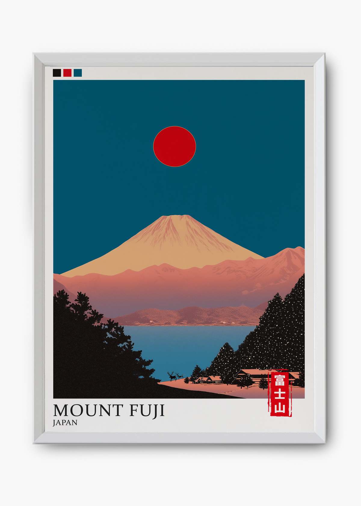 Quadro Japones Mount Fuji - 8