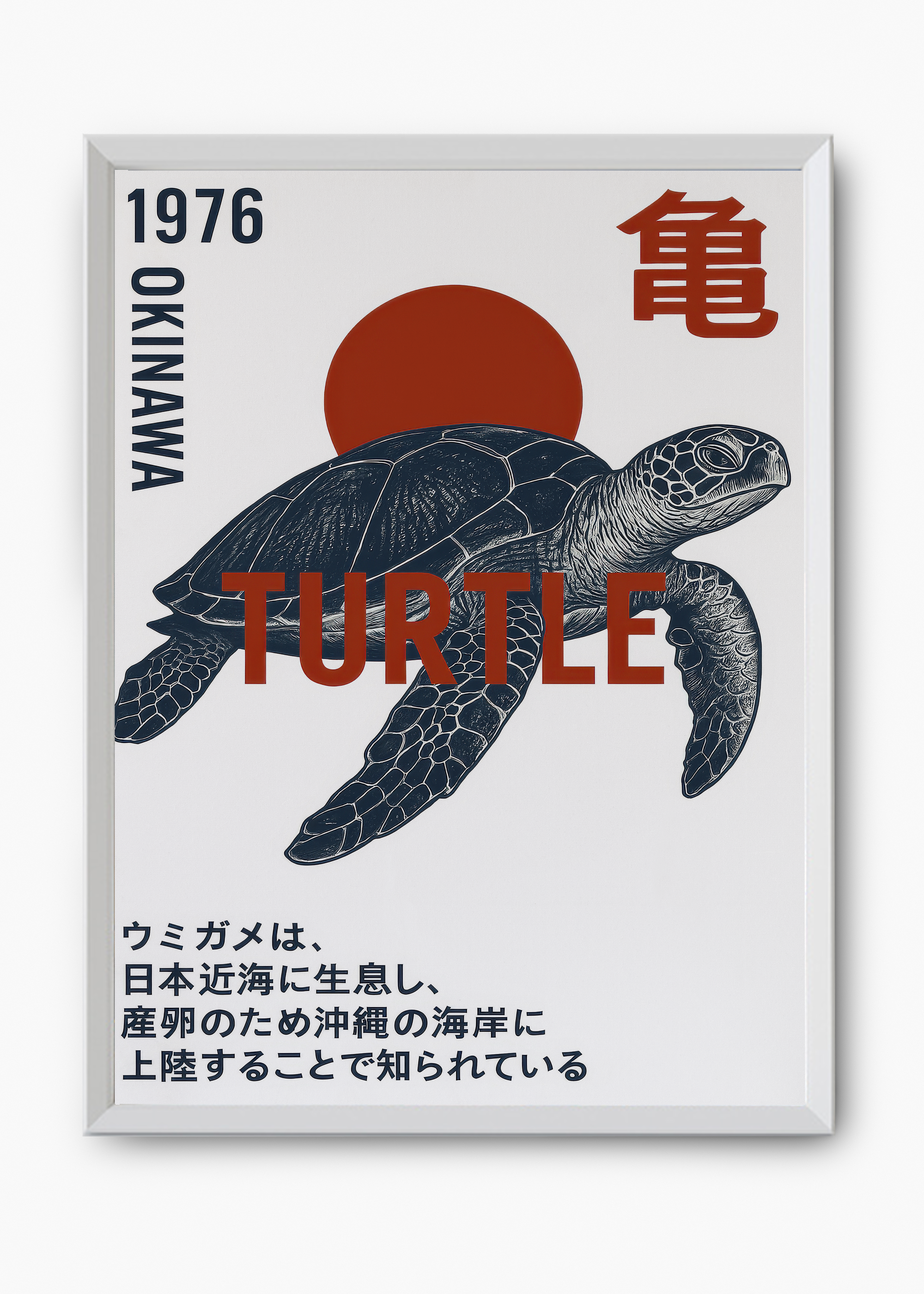Quadro Japonês Turtle Okinawa - 8