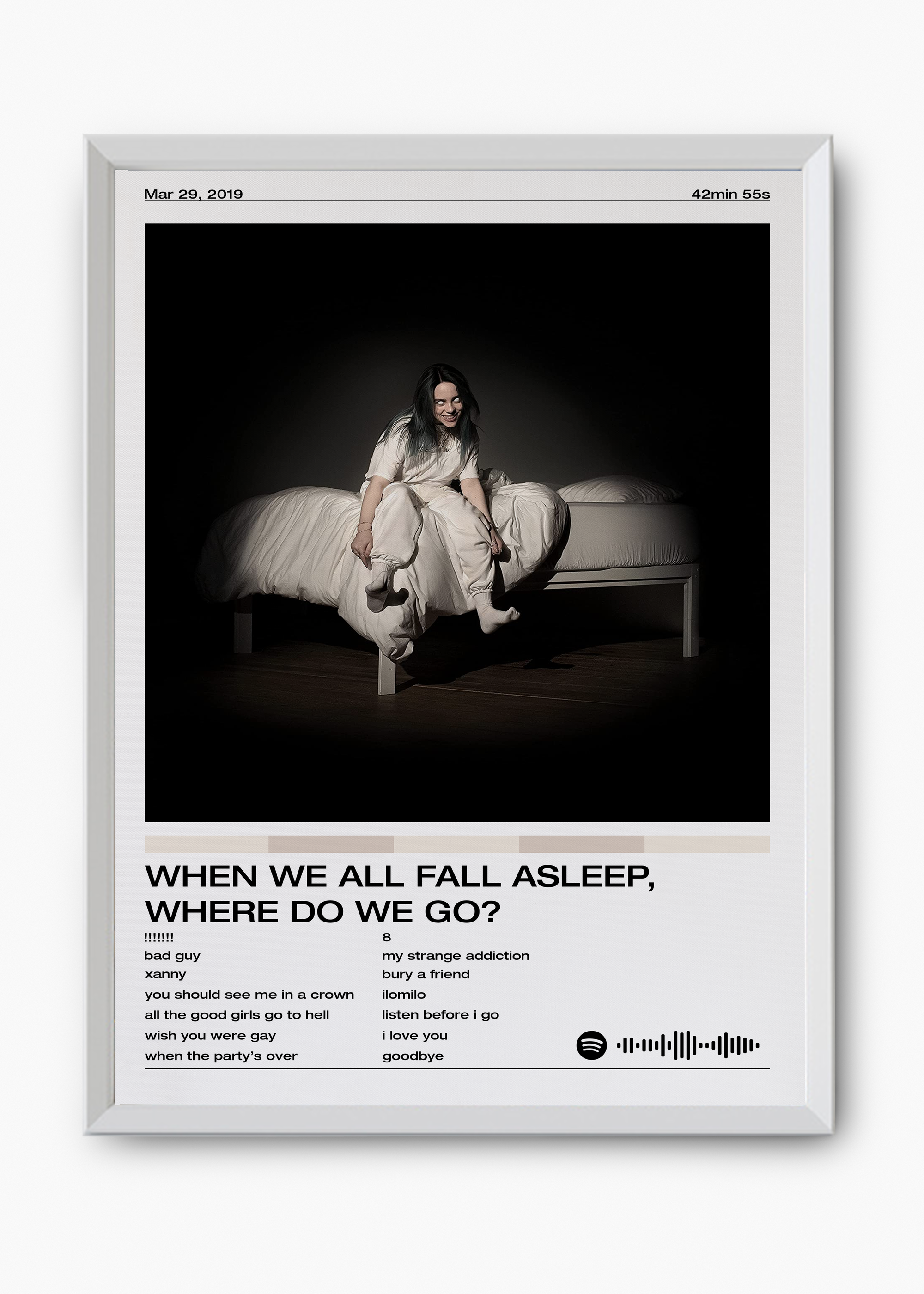 Quadro Billie Eilish When We All Fall Asleep - 8