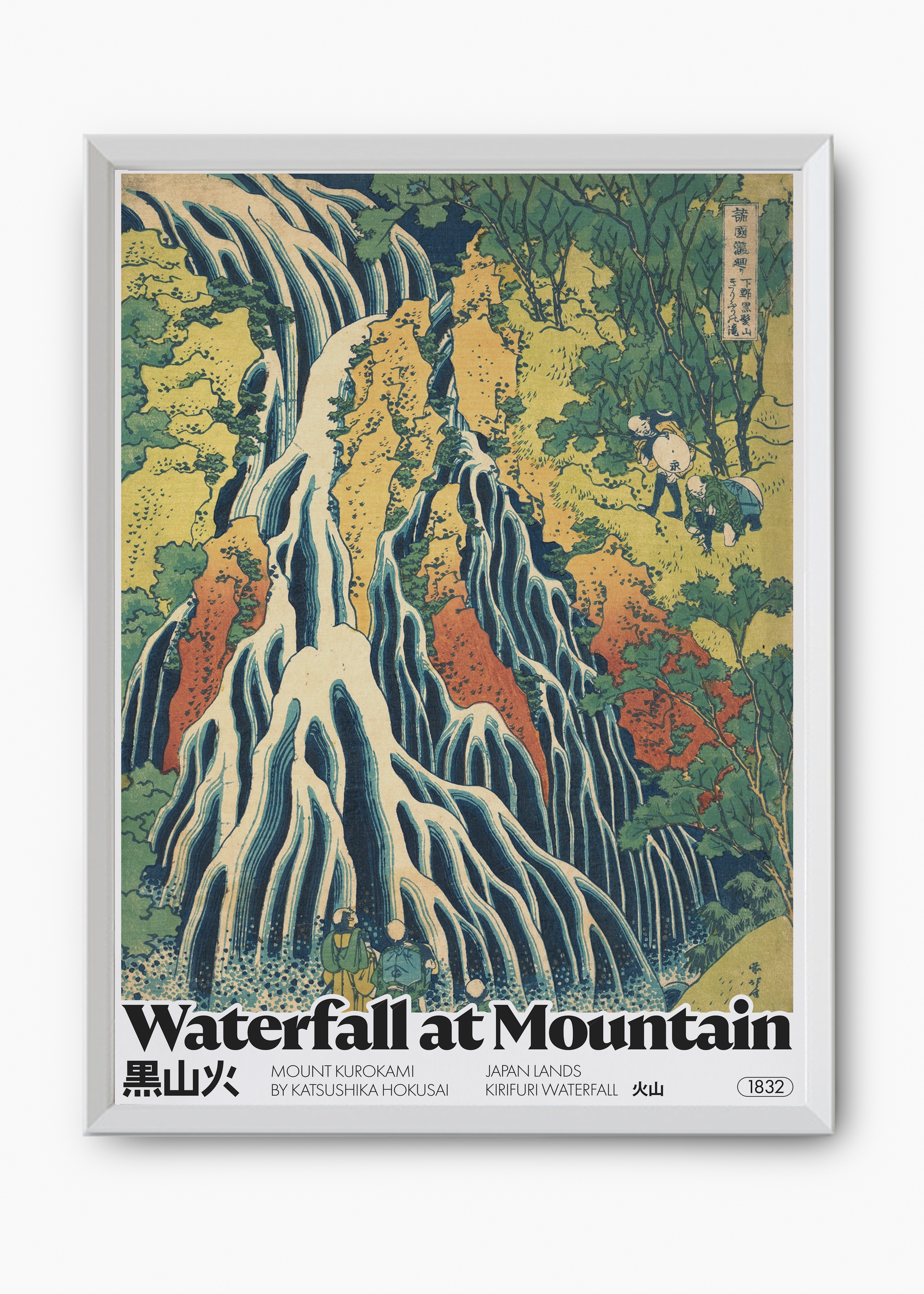 Quadro Waterfall At Mountain - 8