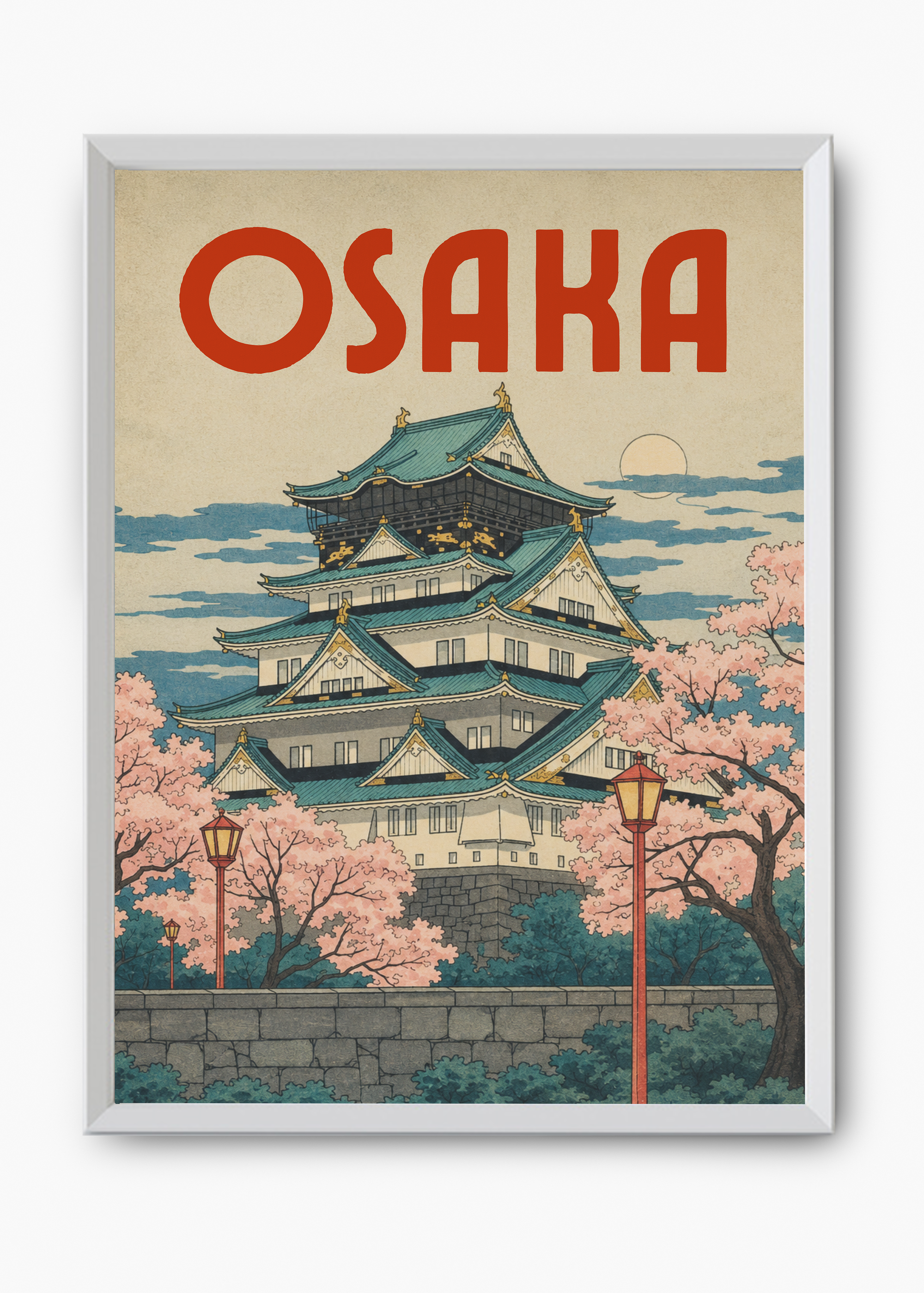 Quadro Japonês Osaka Jo - 8