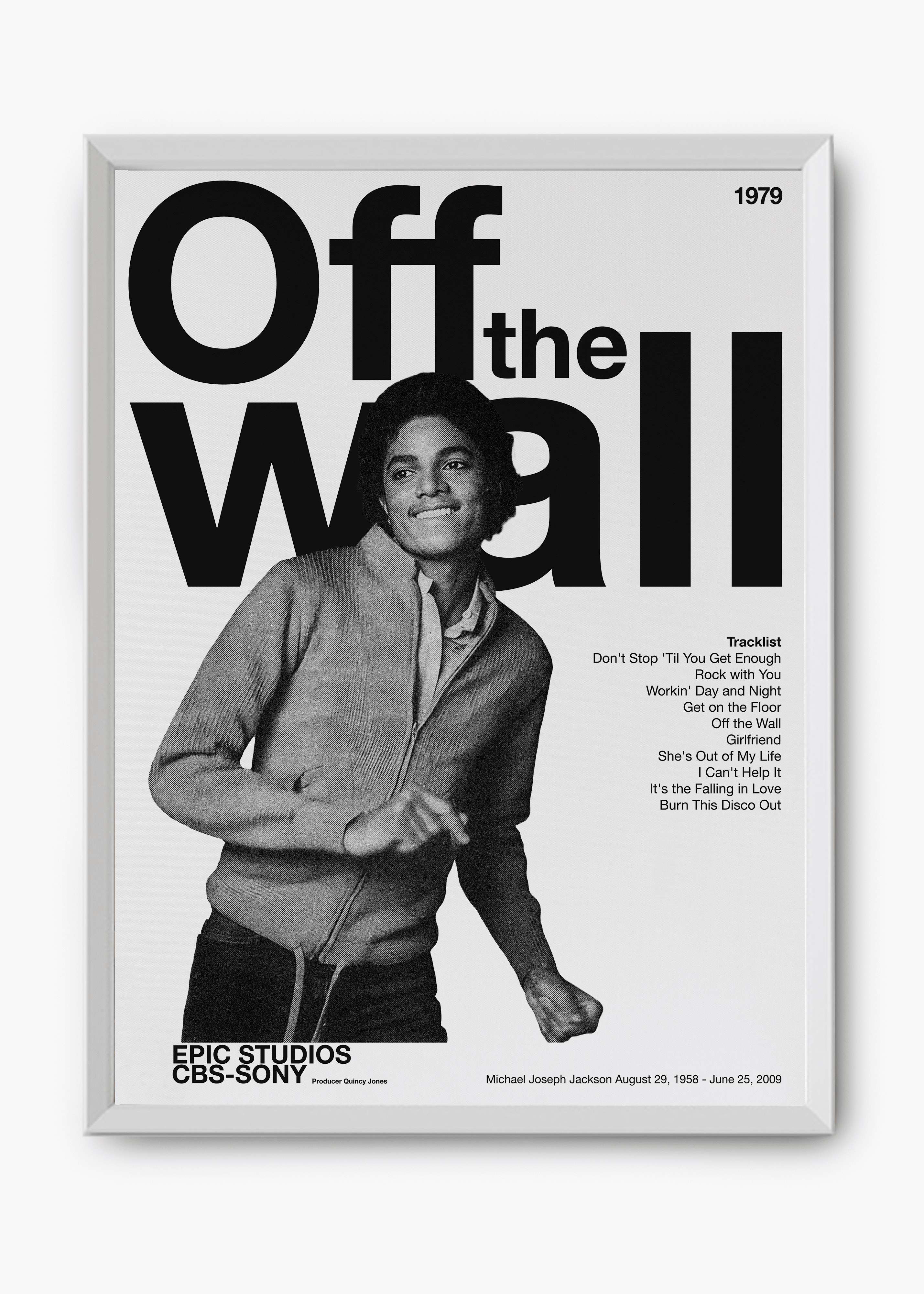 Quadro Michael Jackson Off The Wall