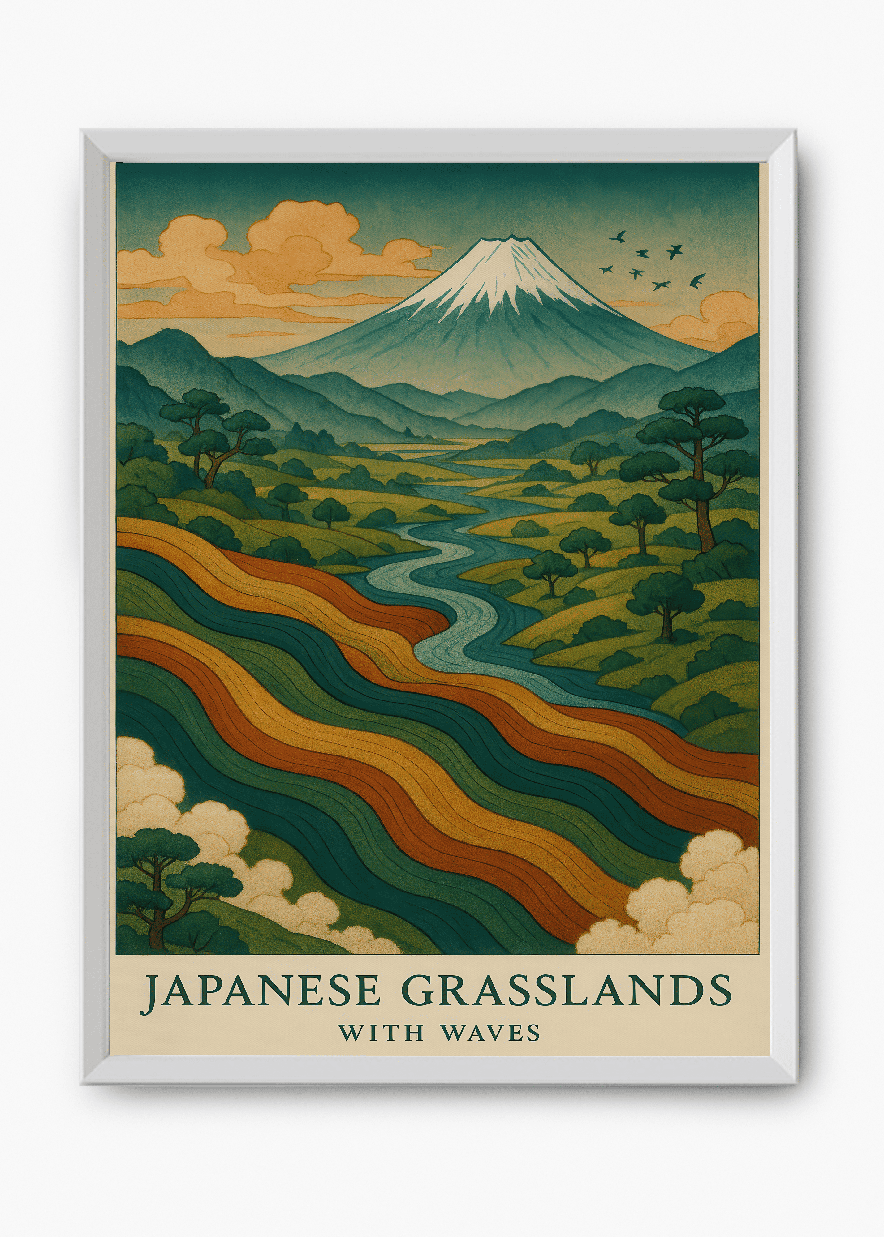 Quadro Japonês Kawa Dreams