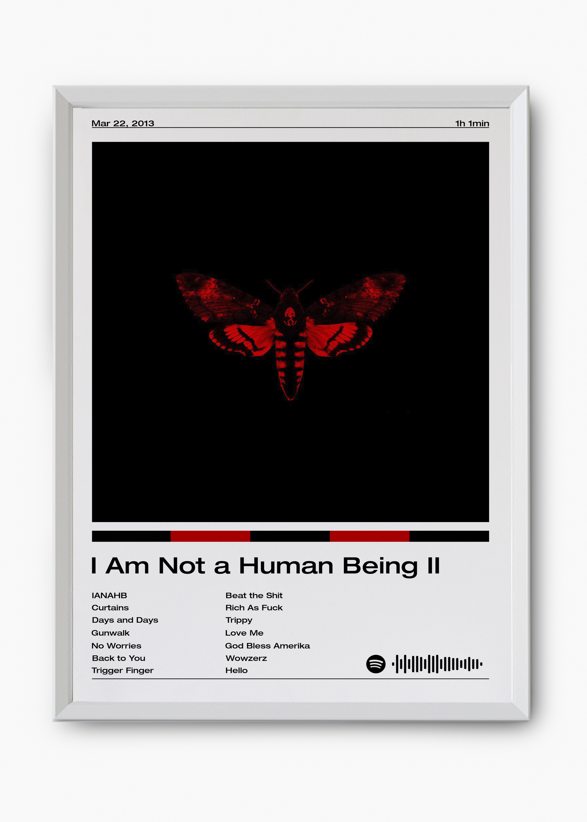 Quadro Lil Wayne I Am Not a Human Being II - 8