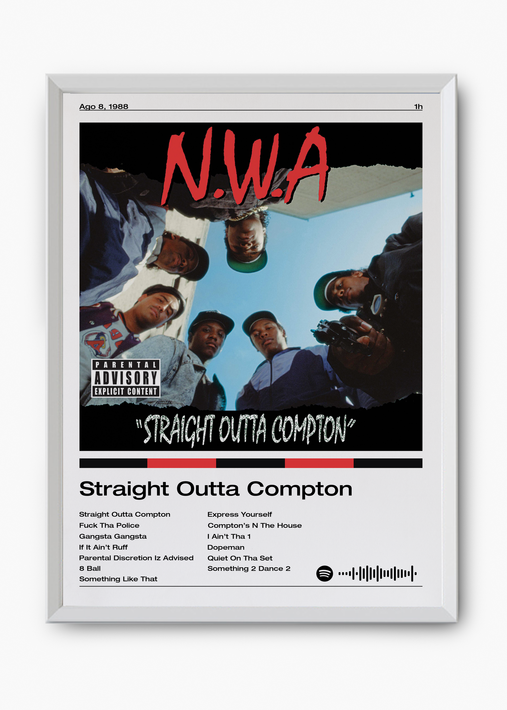 Quadro Nwa Straight Outta Compton - 8