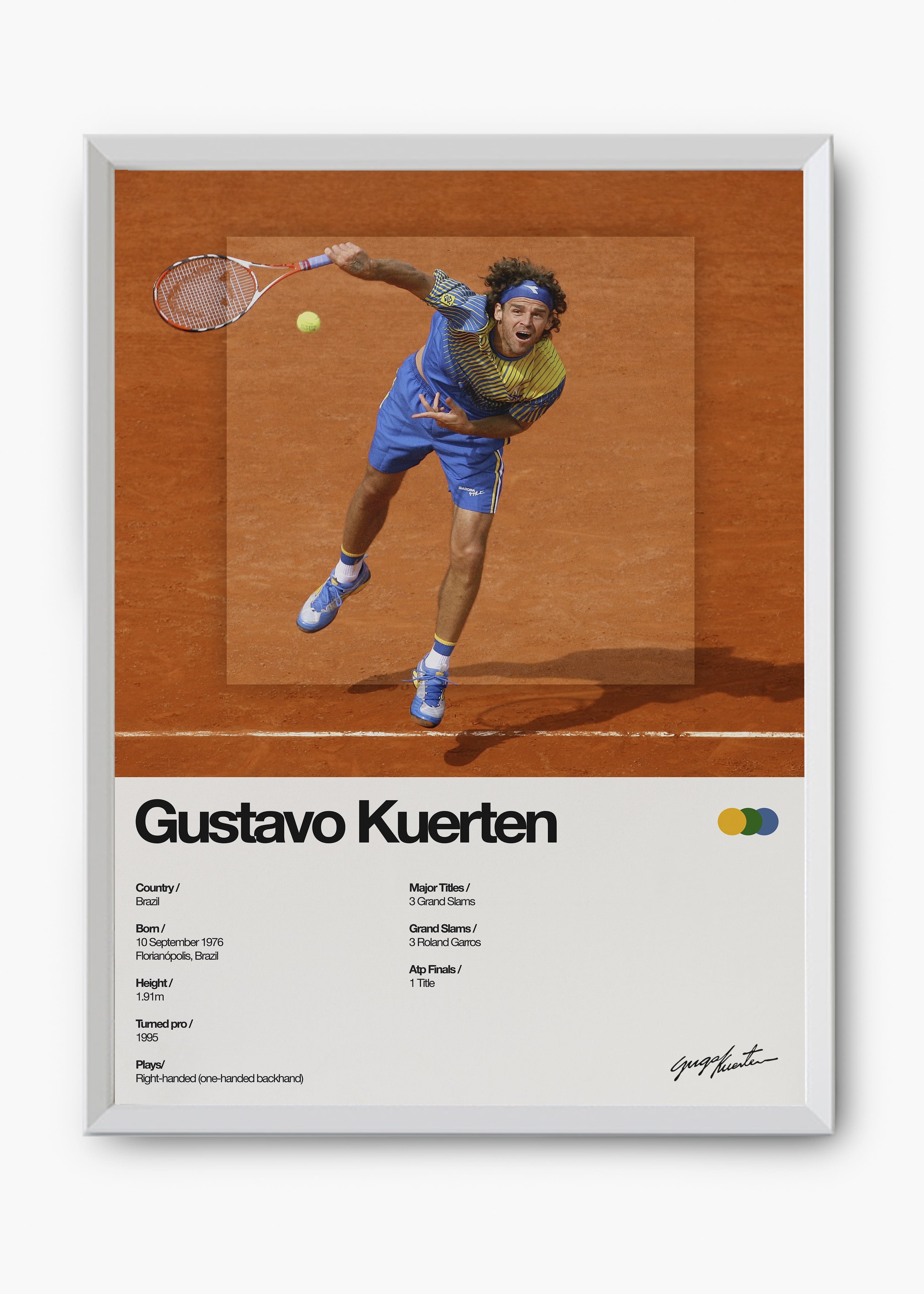 Quadro Gustavo Guga Kuerten