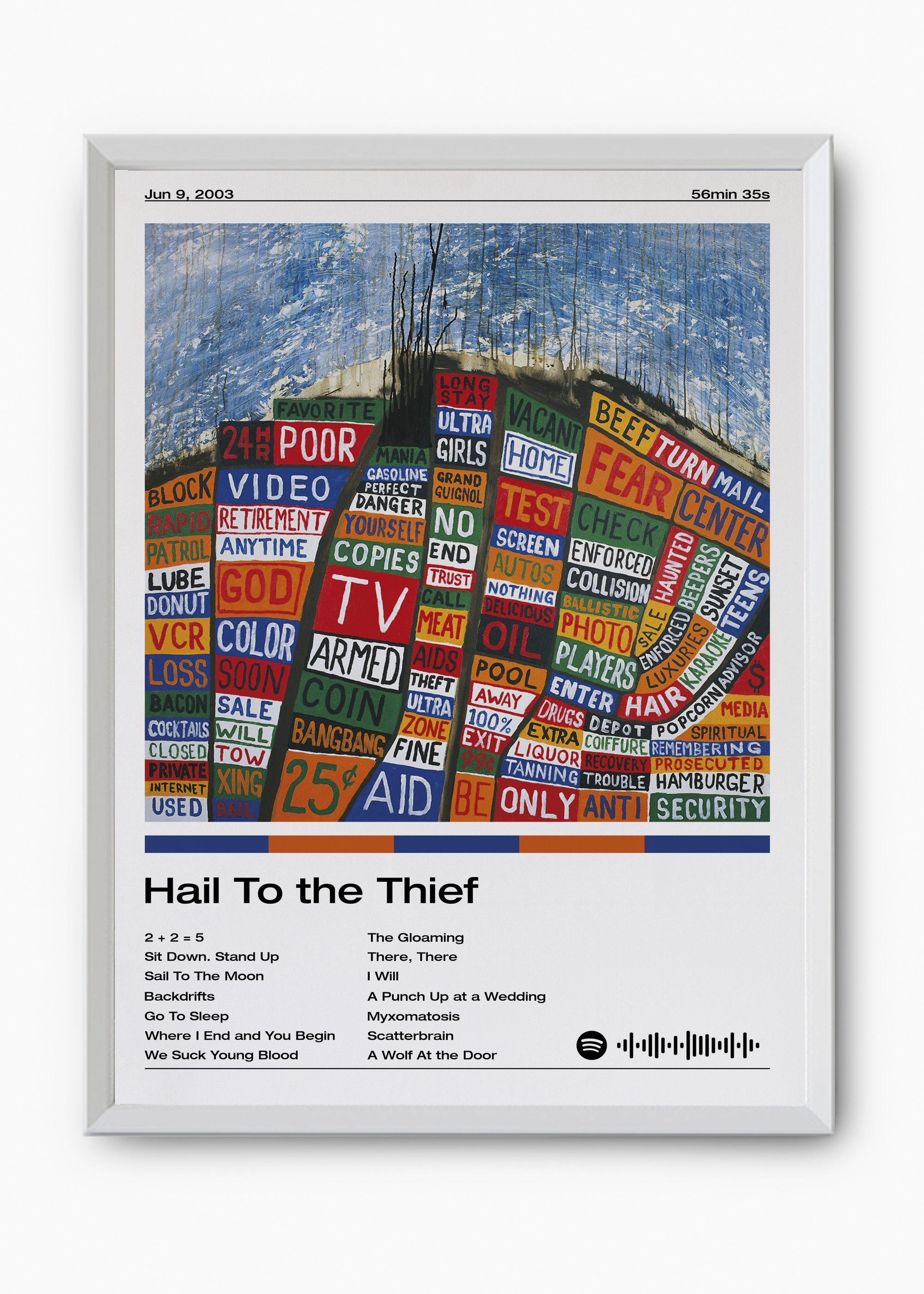 Quadro Radiohead Hail To the Chief - 8