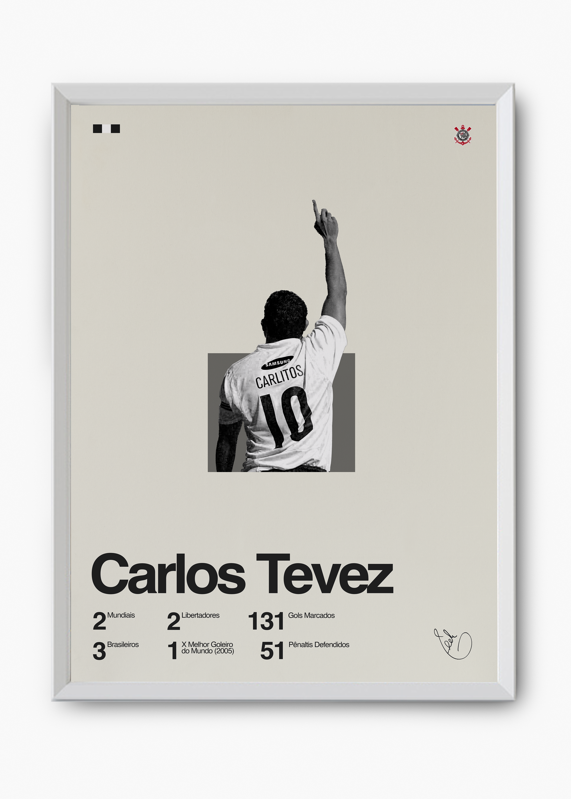 Quadro Carlos Tevez - 8